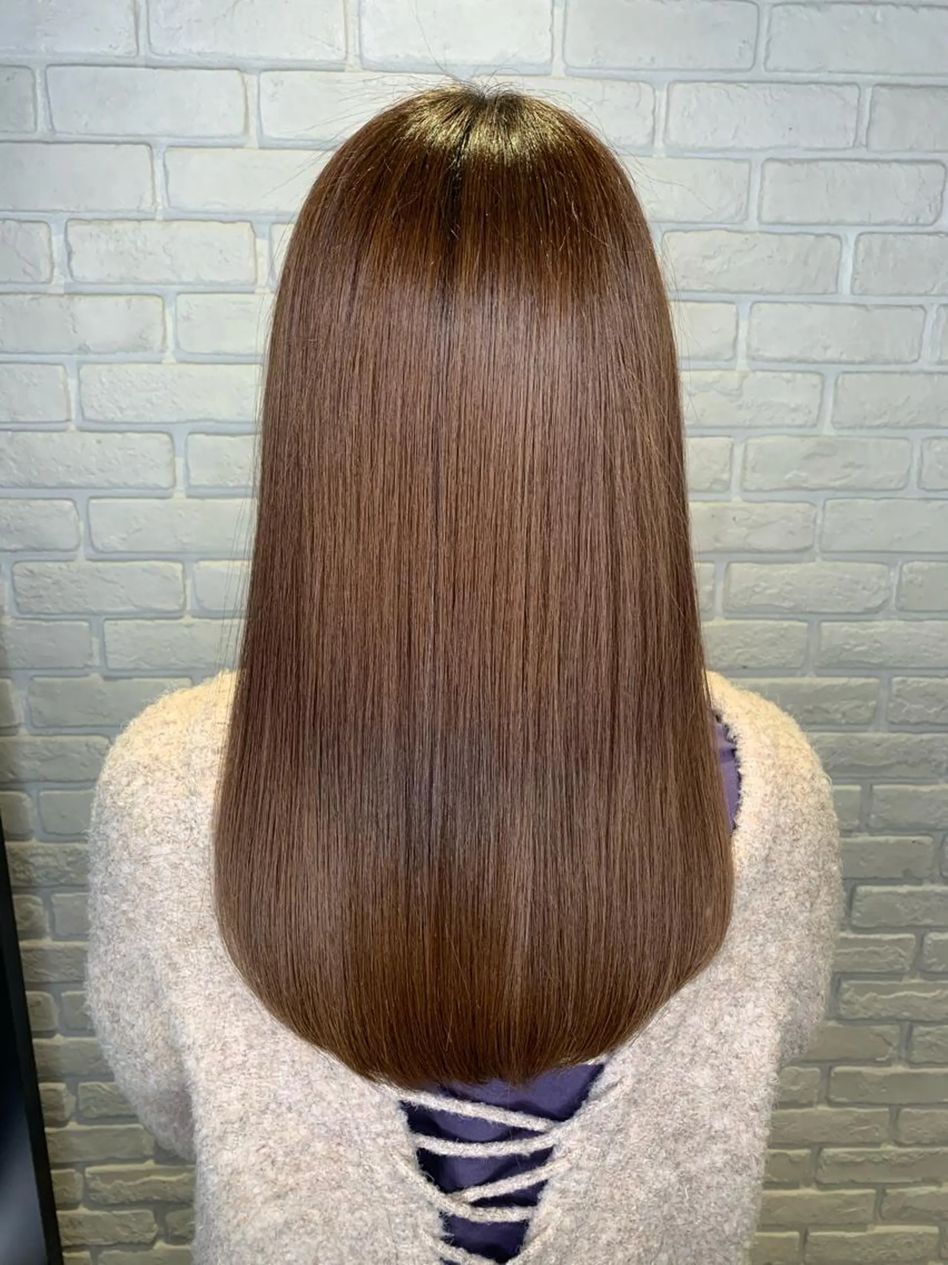 ロング 髪質改善/縮毛矯正 艶カラー/珠聡のヘアスタイル