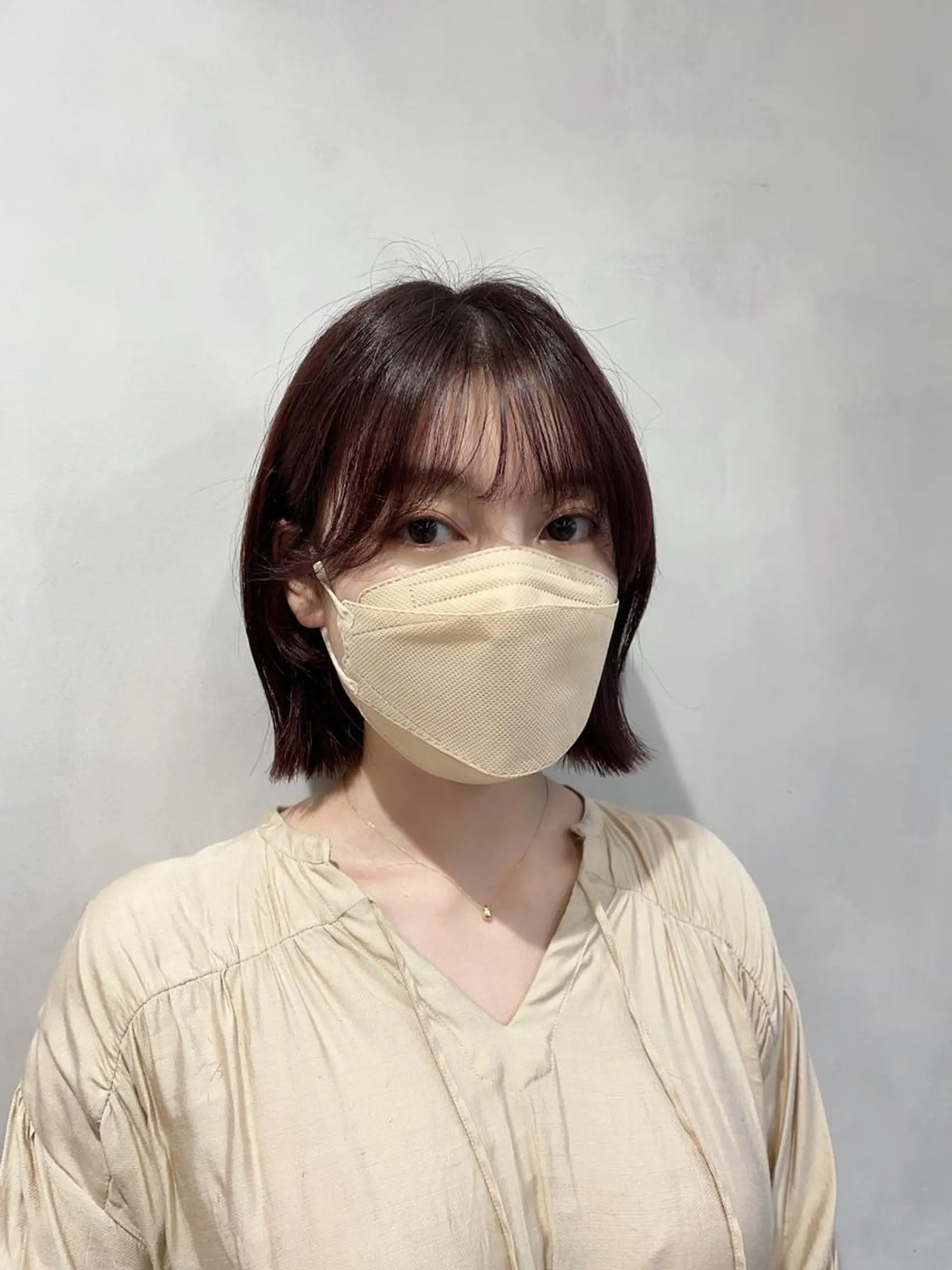 ショート ボブ 韓国風ヘア ❤︎︎韓国ヘア❤︎︎ 𝑺𝒉𝒊𝒉𝒐のヘアスタイル