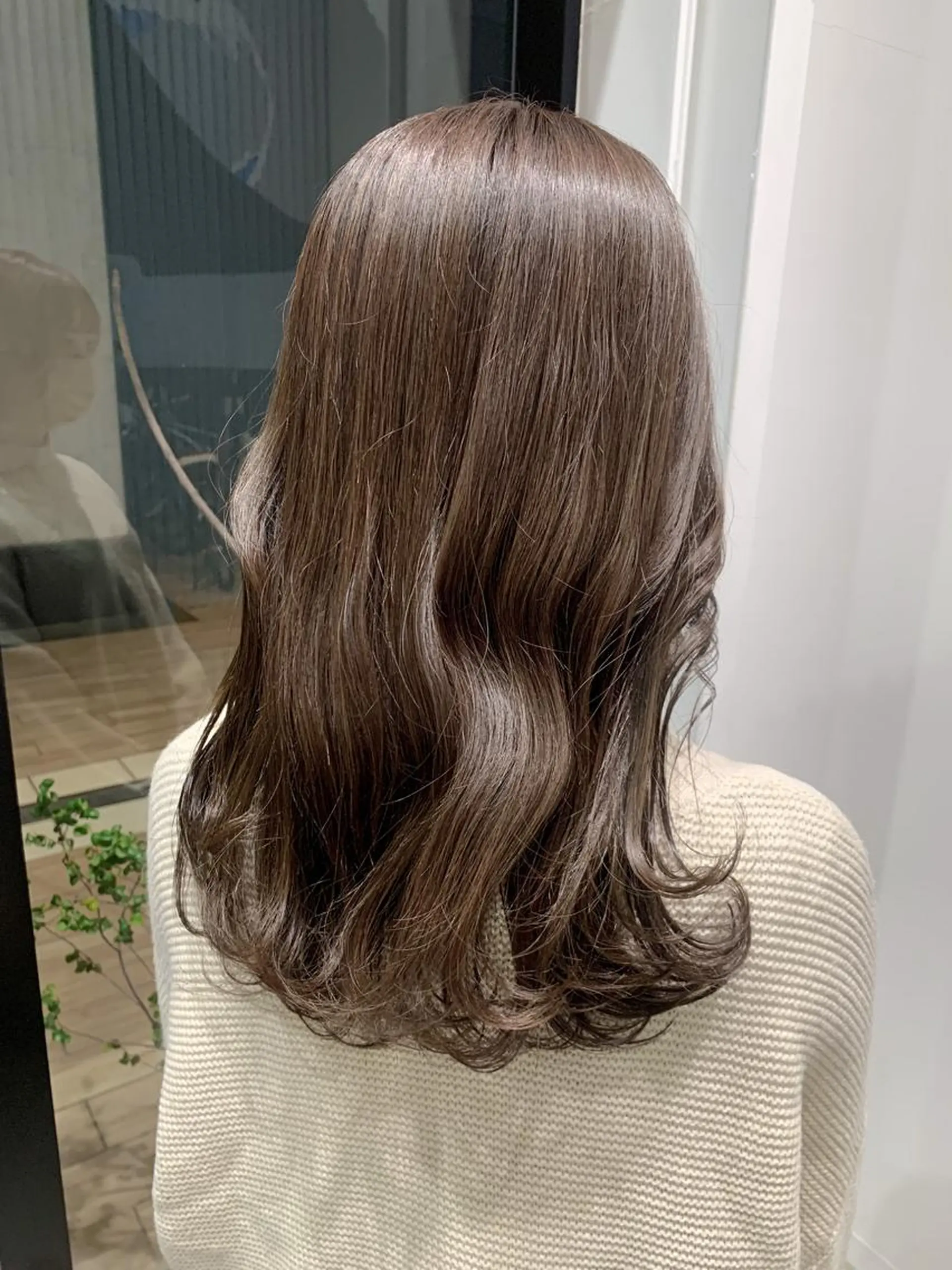 セミロング カラー ヘアアレンジ カット ヘアカラー トリートメント yuka .のヘアスタイル