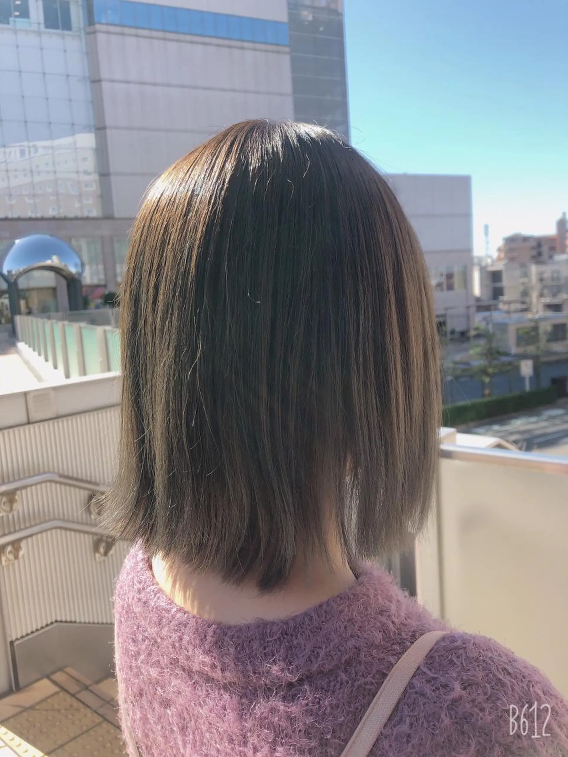 ショート カラー ブリーチ ブラウンカラー グラデーションカラー オリーブブラウン EARTH志木/佐藤 氷河のヘアスタイル