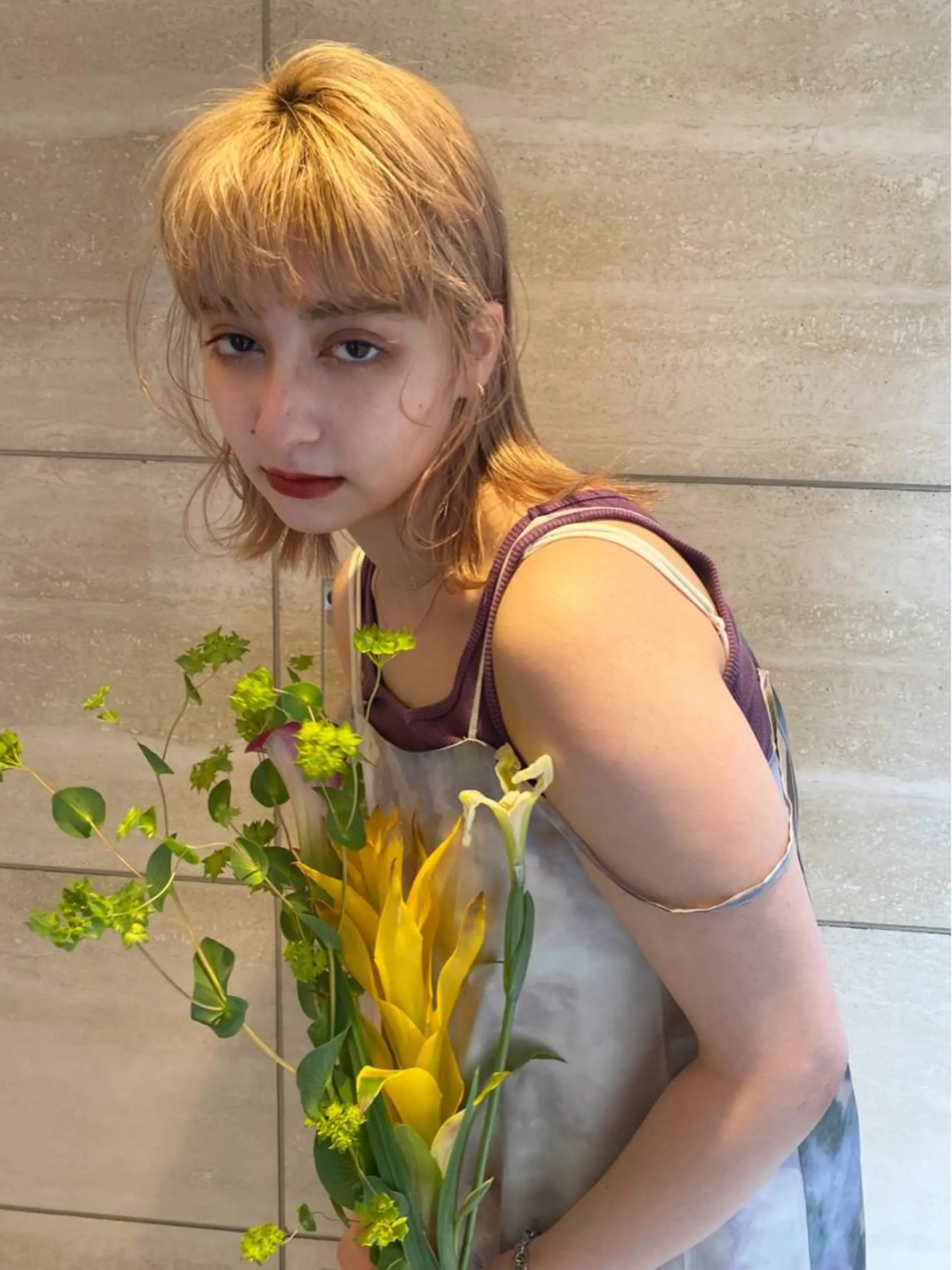 ミディアム Pros所属・🌙nana/ボブ /酸性ストレート🌙のヘアスタイル