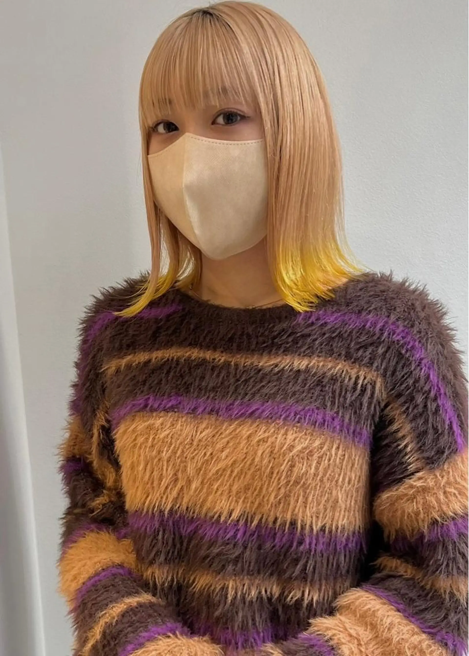 ミディアム AI TOKYO　S所属・mizuki 【韓国レイヤー】のヘアスタイル