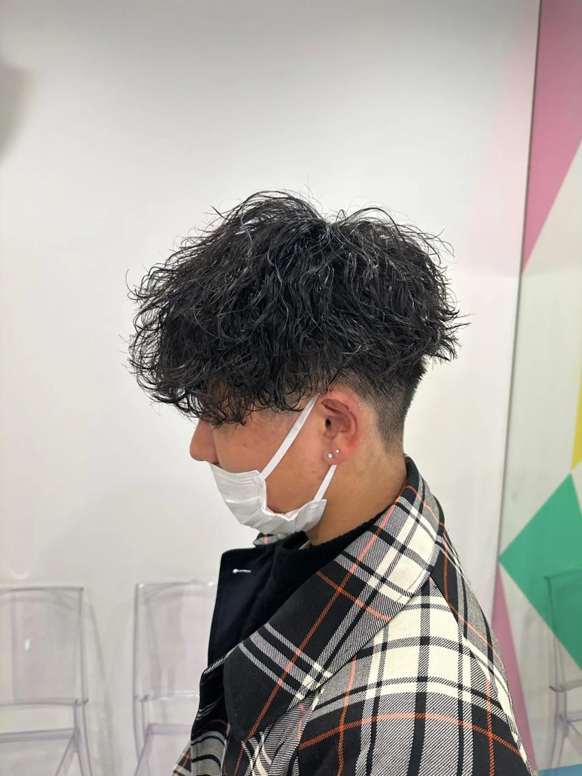 ショート カラー パーマ メンズ 【メンズサロン】 BLUCK 横浜のヘアスタイル