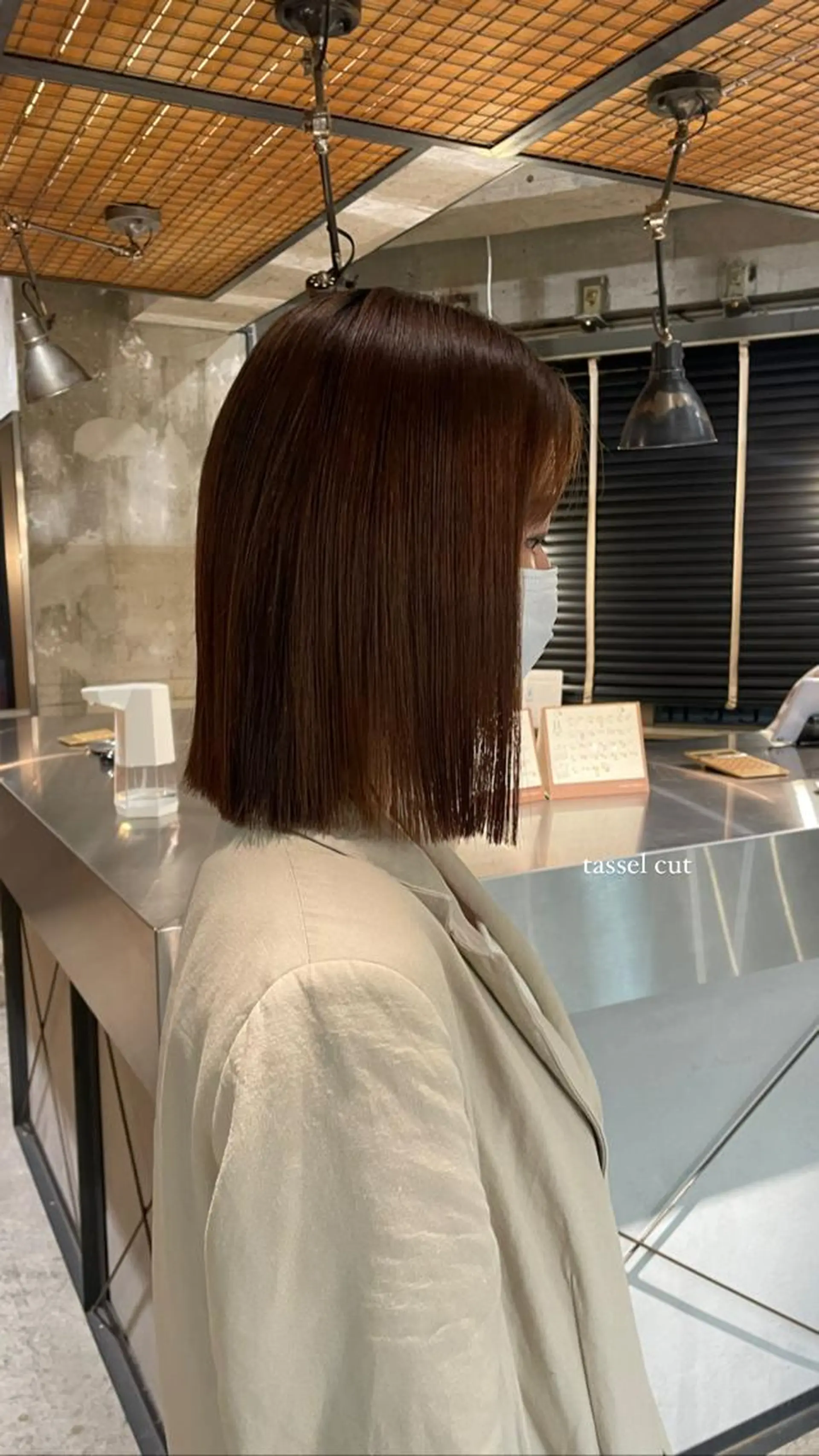 ミディアム カラー タッセルカット ショートカット募集中 /NAGISAのヘアスタイル