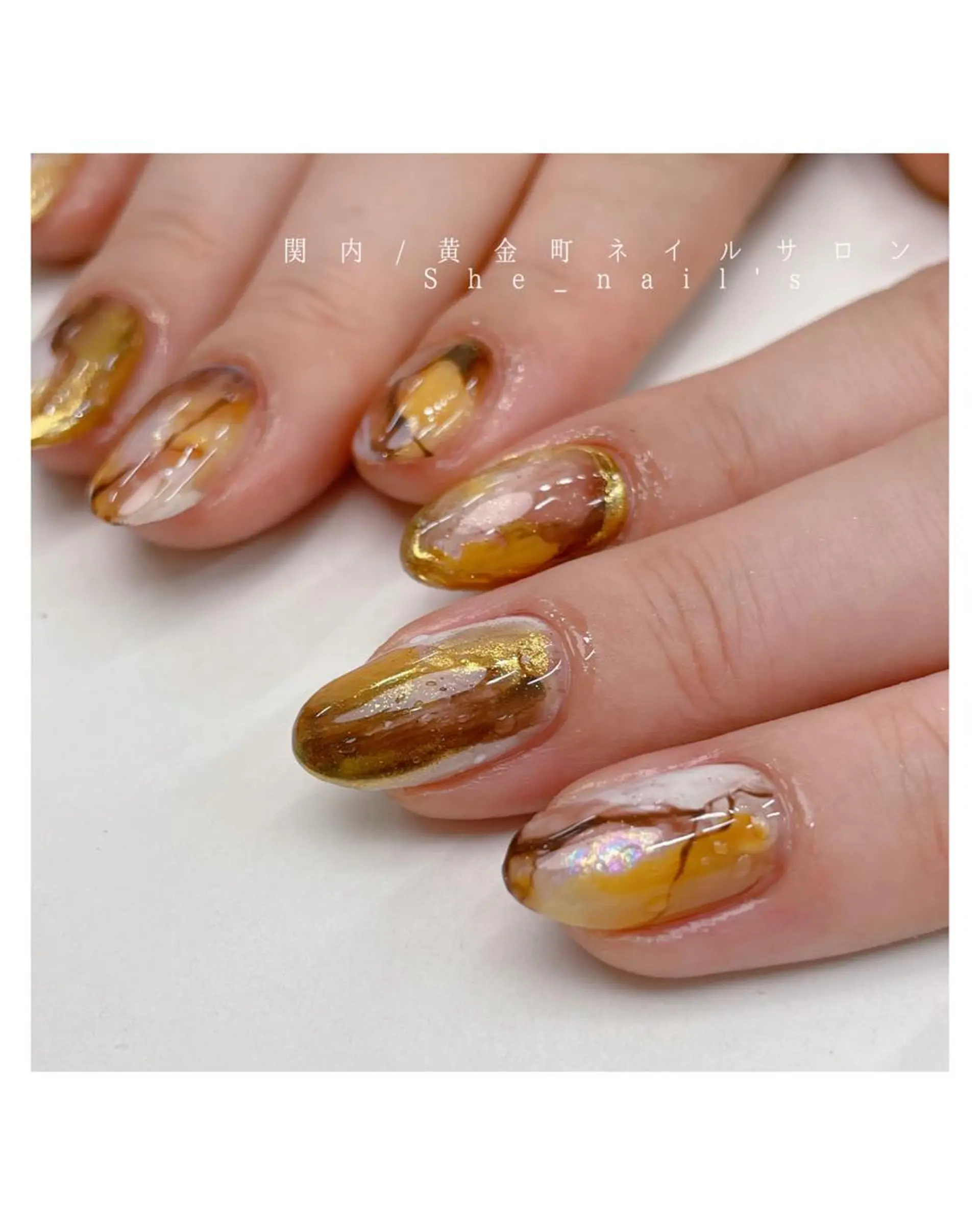 ネイル Blushオーナー Shiinaのネイルデザイン