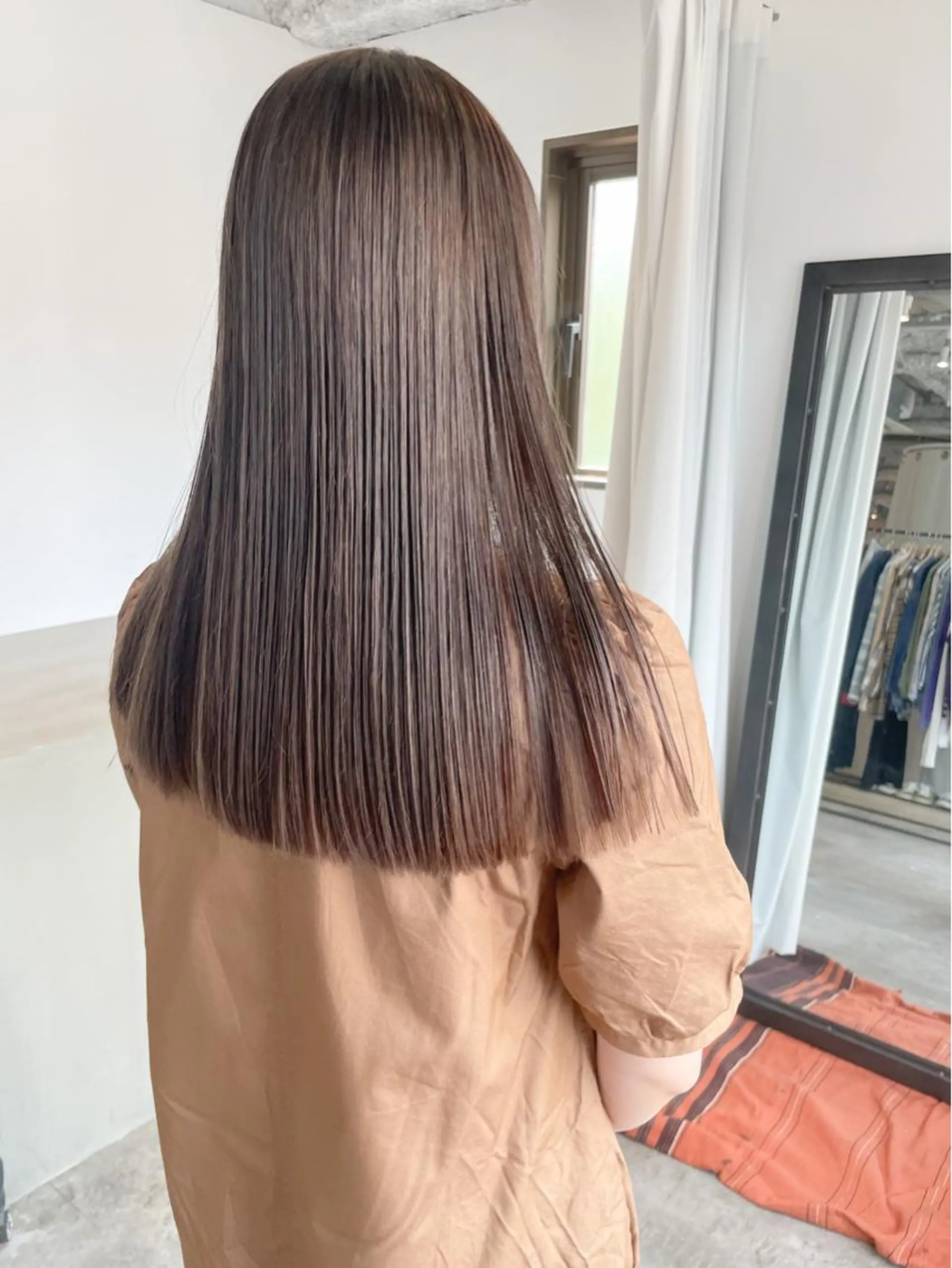 ミディアム カラー ベージュカラー ラベンダーカラー ラベンダーベージュ カット ヘアカラー Takuma Suzuki中目黒のヘアスタイル