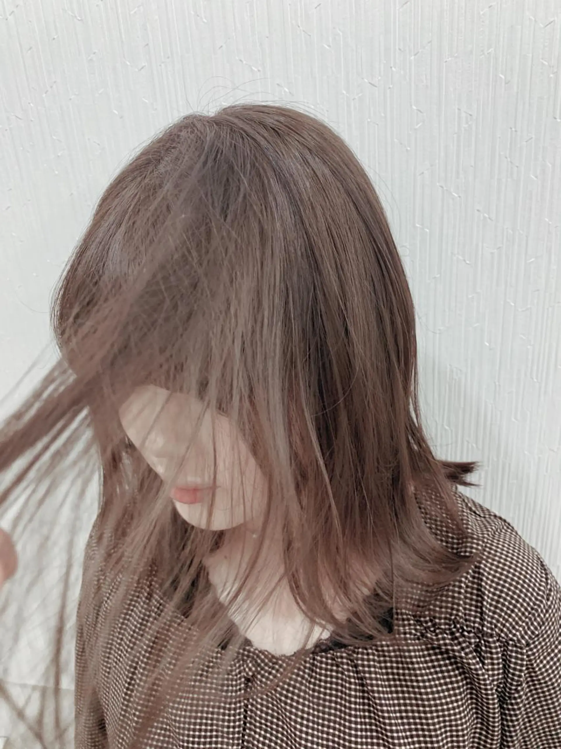 ミディアム カラー 🌿nudeカラー/ レイヤー/藤原🌿のヘアスタイル