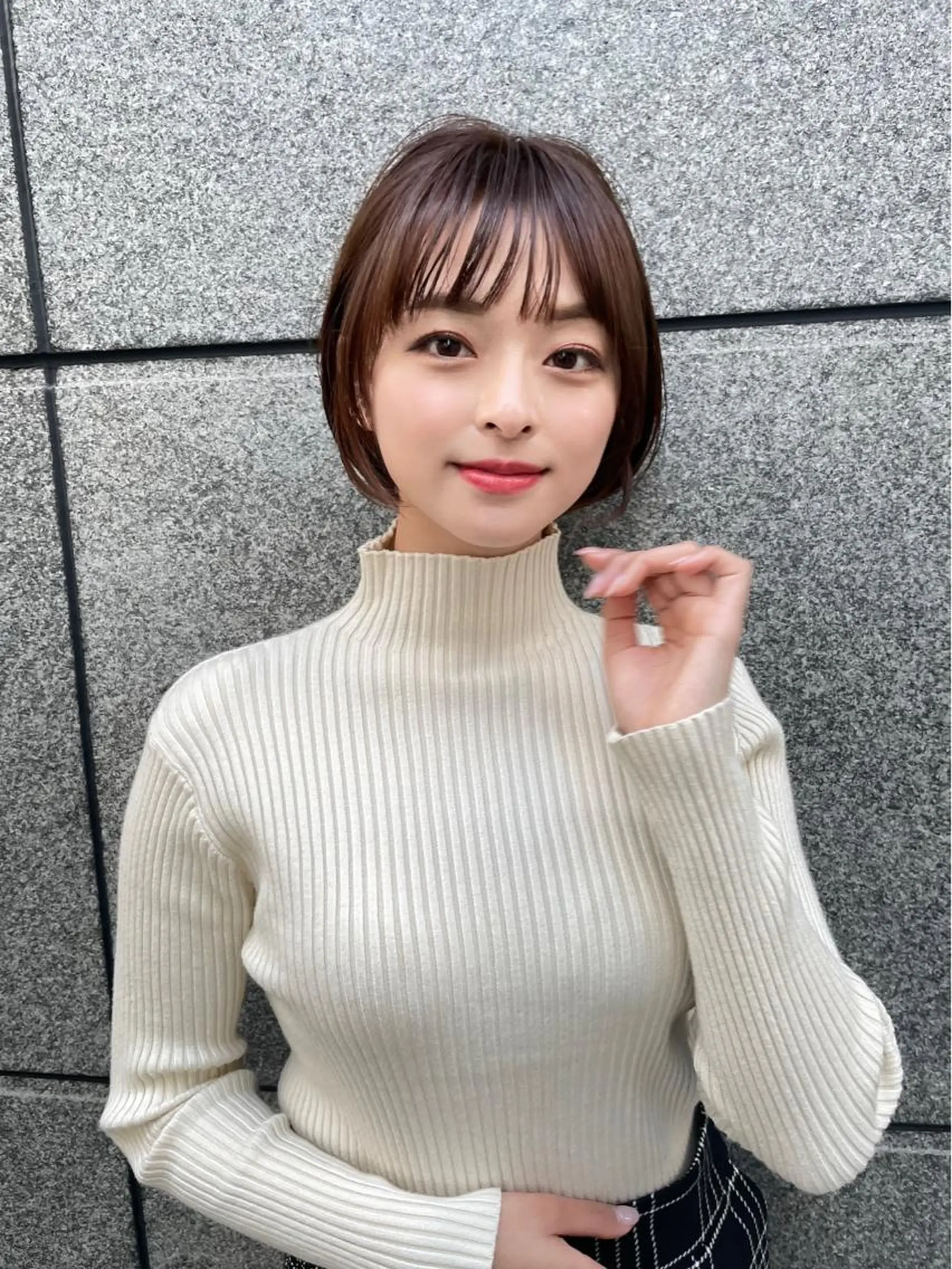 ショート カラー LucksiMie 銀座店所属・【韓国　レイヤー 髪質改善✨】かずのヘアスタイル