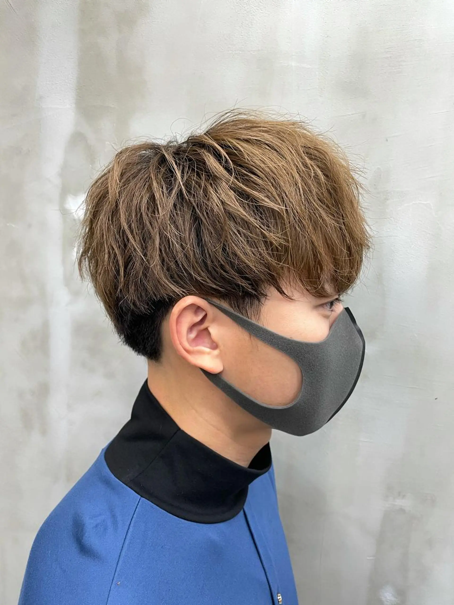 ショート メンズ 韓国メンズヘア SENSE渋谷【センス】宇田川交番前所属・メンズサロン代表 曲がる縮毛矯正のヘアスタイル