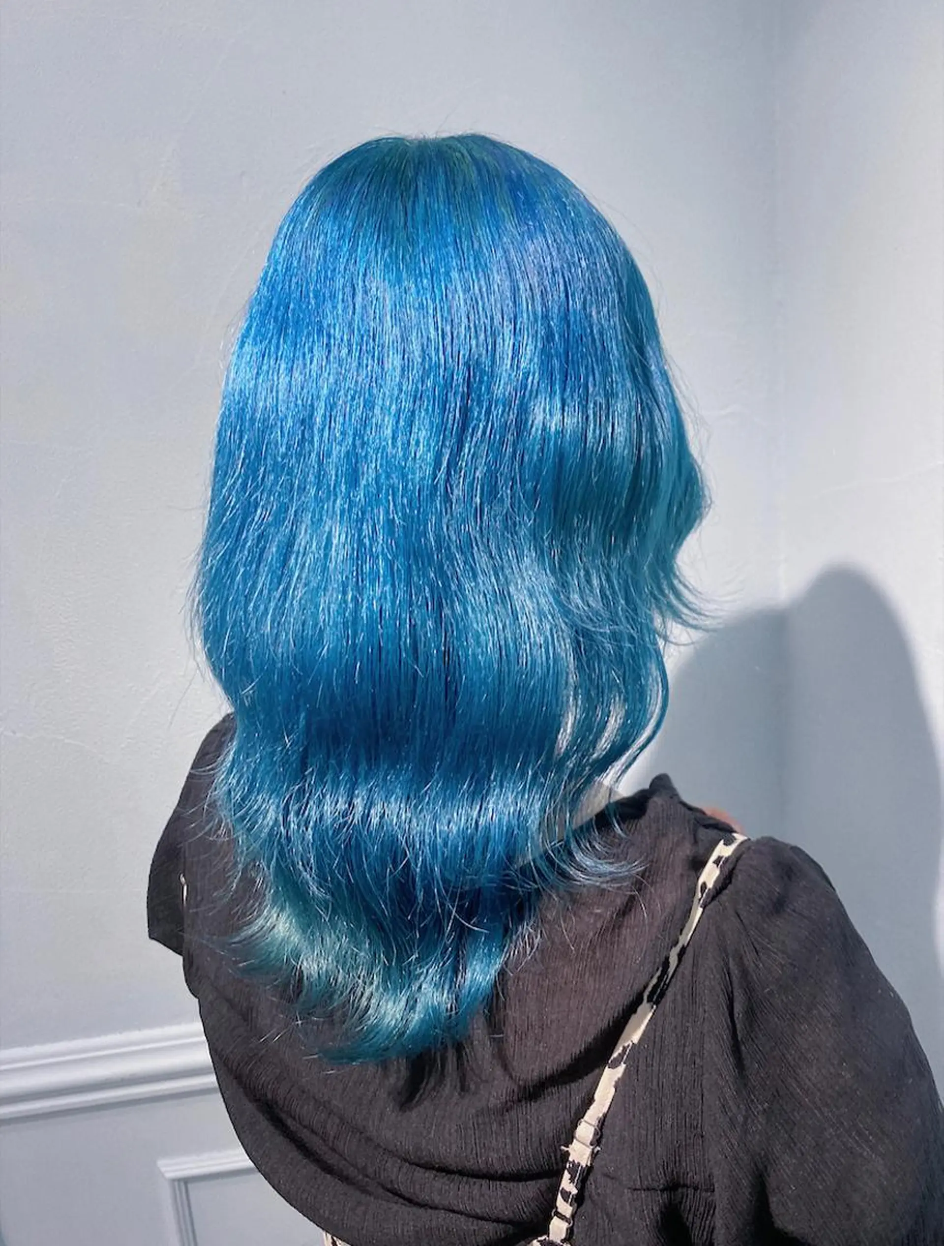 セミロング カラー ヘアアレンジ ヘアカラー トリートメント ヘアセット 韓国レイヤーカット/ 儚げカラーチナツのヘアスタイル