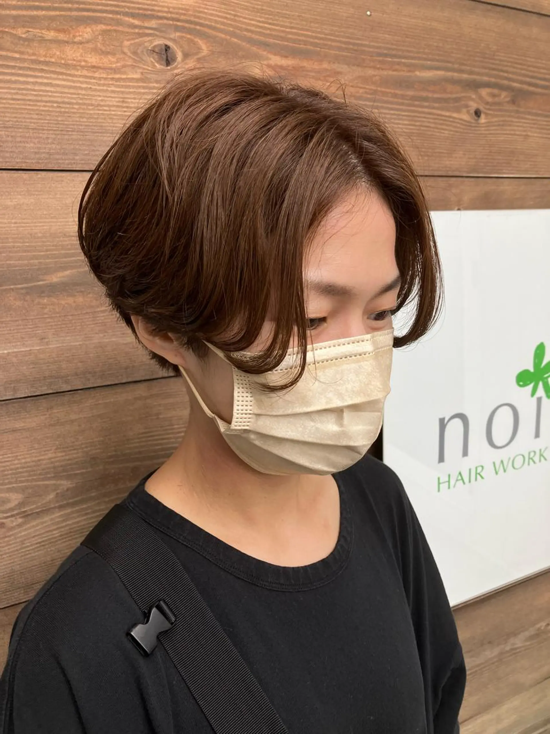 ショート ハンサムショート ショートヘア カット ヘアカラー ヘッドスパ 鈴木 香哉子のヘアスタイル