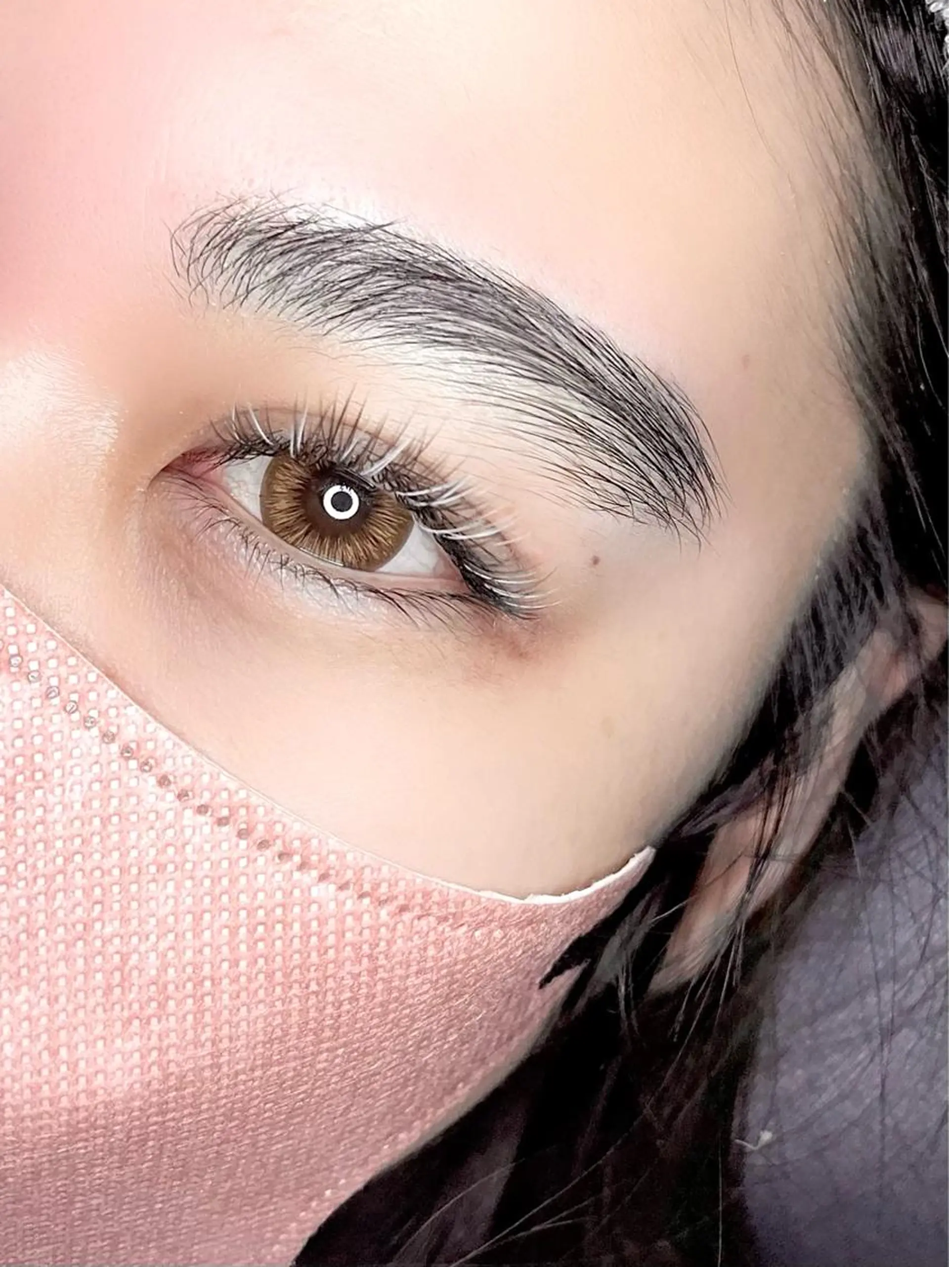 マツエク・マツパ アイブロウ 眉カラー 眉毛ワックス脱毛 カラーマツエク マツエク YUNIKO eyelashのマツエク・マツパデザイン