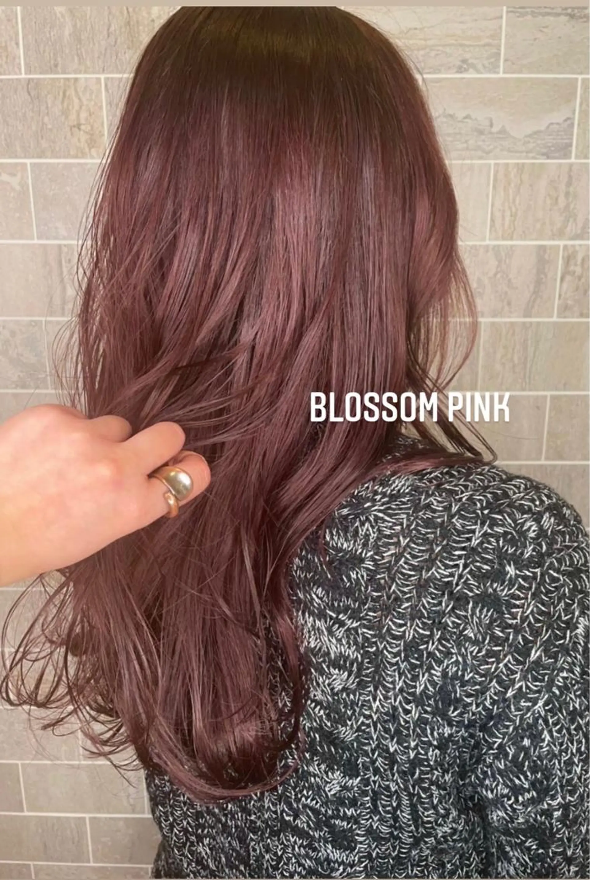 ロング カラー 渡辺 瑠美のヘアスタイル