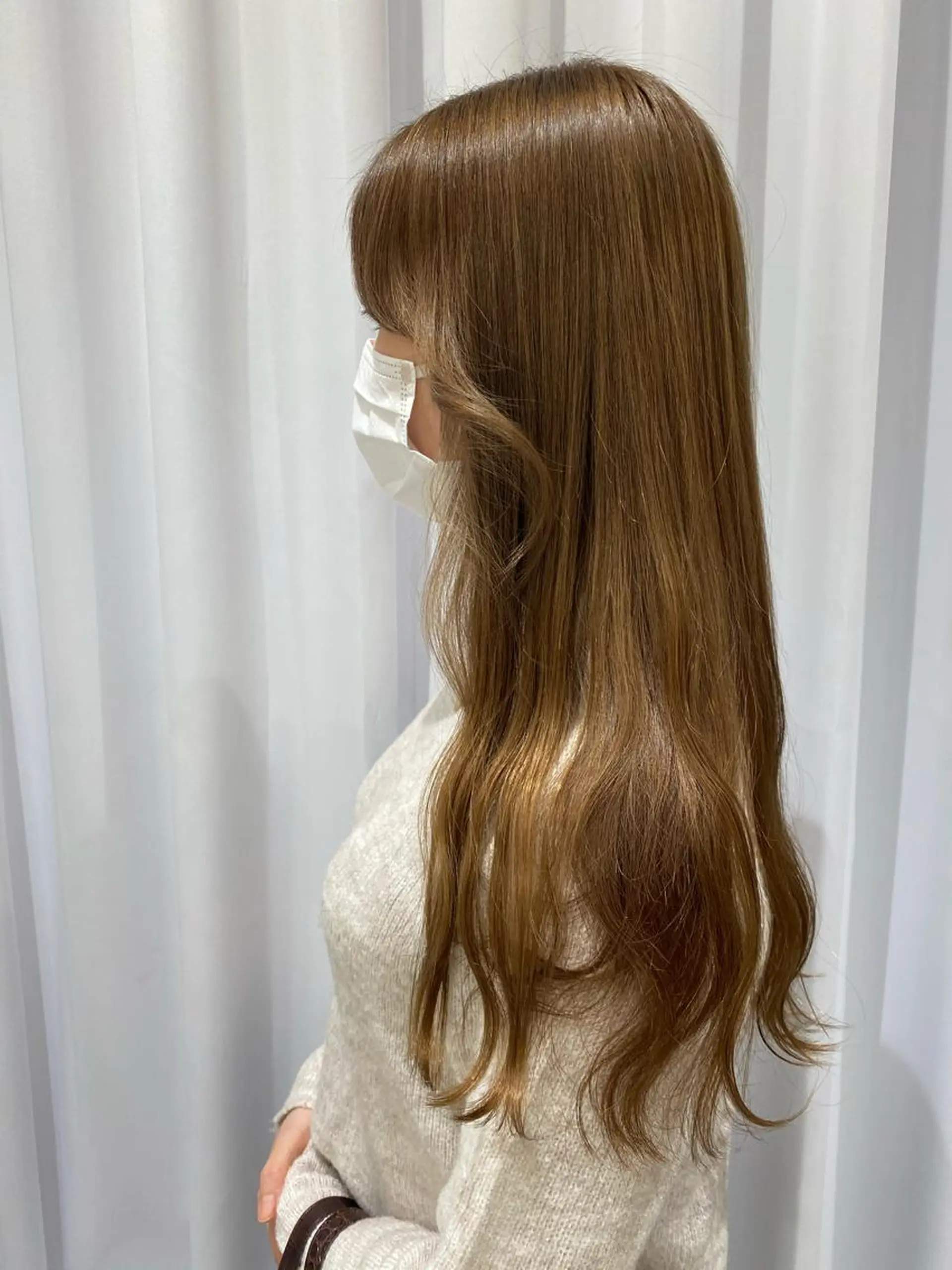 ロング カラー ヘアアレンジ 店長/mao/ 前髪/顔周りカットのヘアスタイル