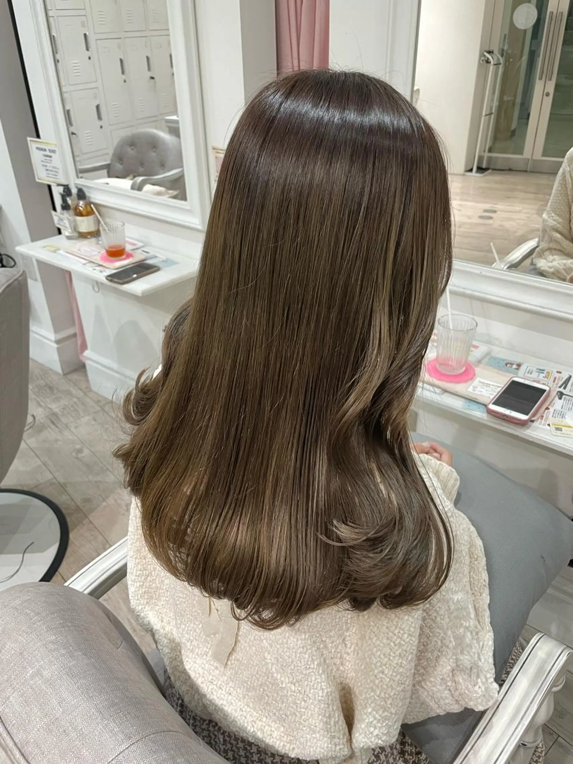 ロング カラー カット ヘアカラー HARUKA韓国ヘア /Luana梅田のヘアスタイル