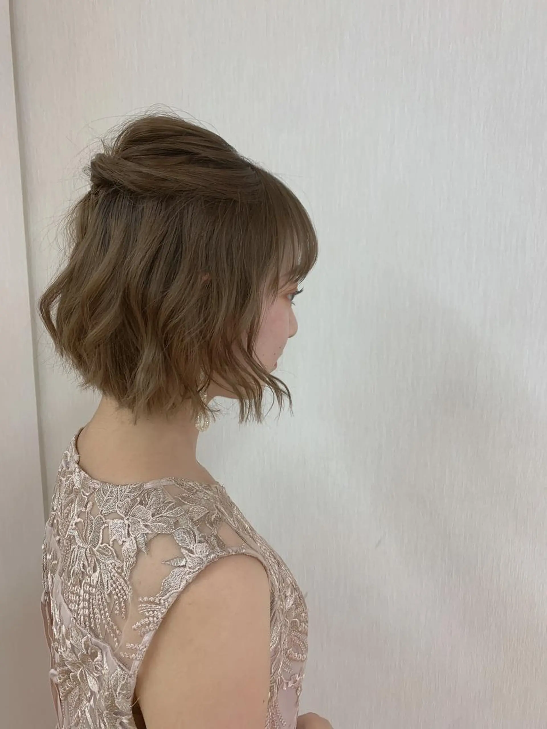 ミディアム ボブヘアカット Rikapi❤️のヘアスタイル