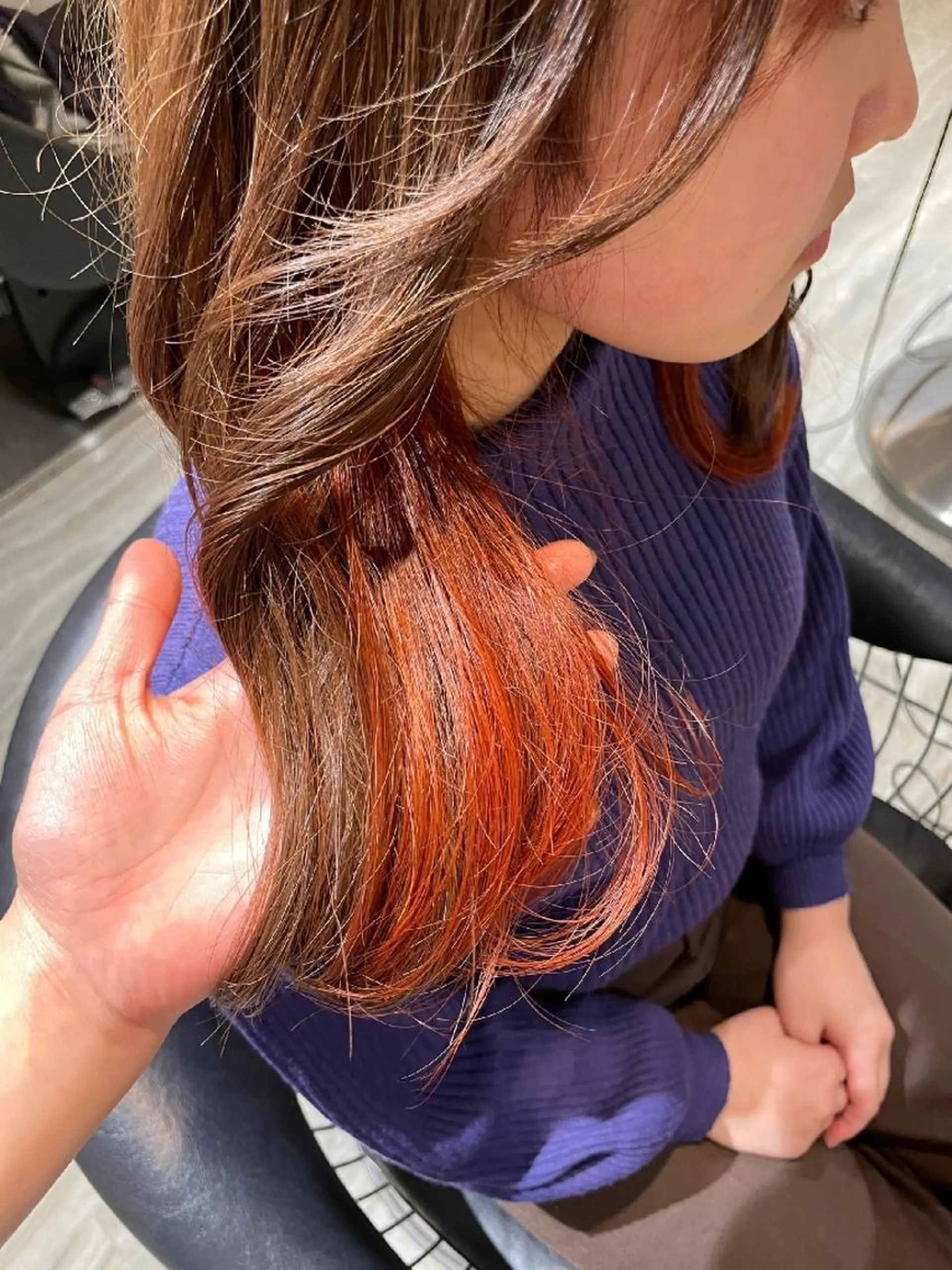 カラー ロング F.hair salon所属・ハイトーン×髪質改善 🌈しゅんだい🌈のヘアスタイル