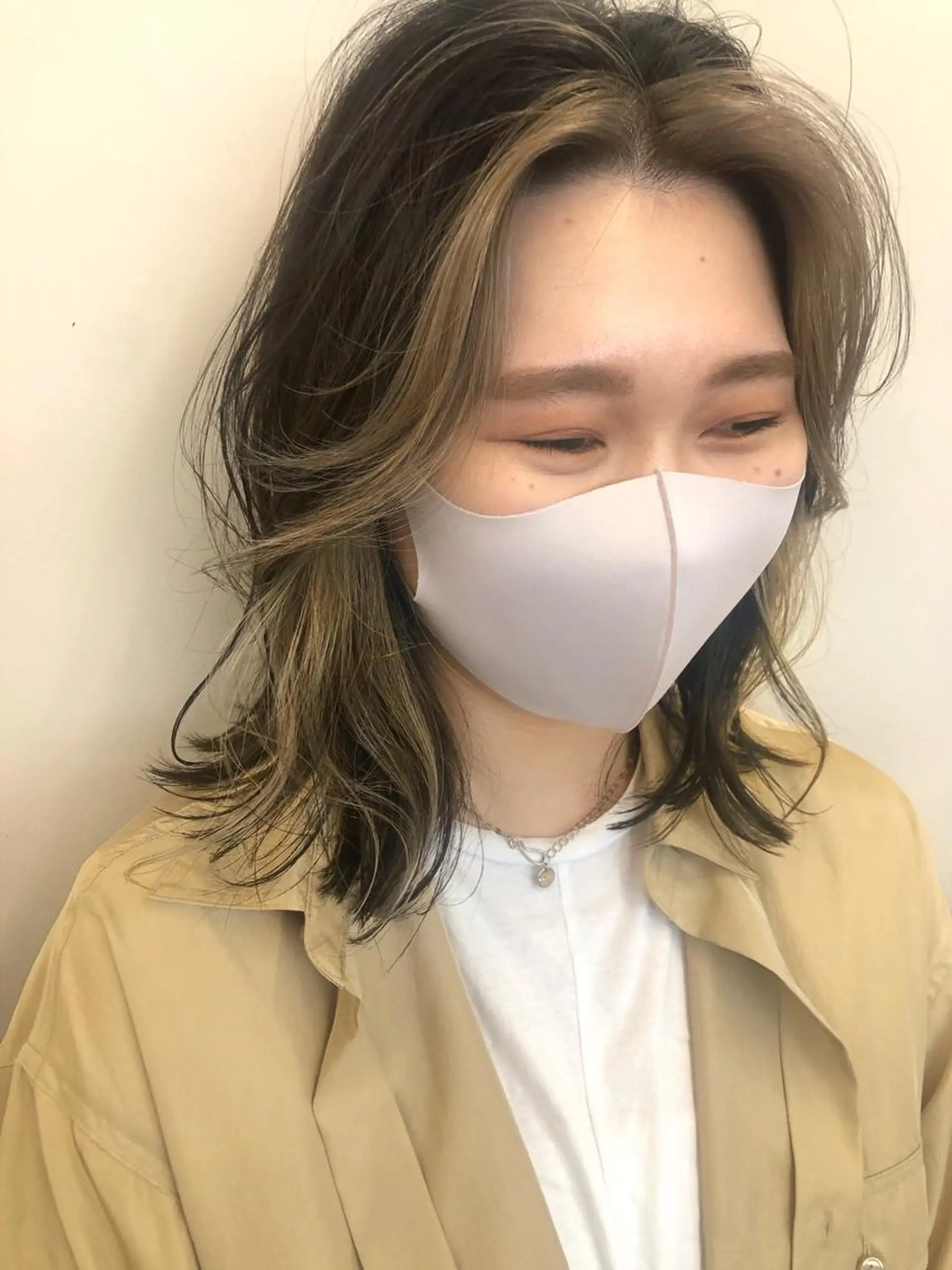 ミディアム カラー ヘアカラー 関 京磨のヘアスタイル