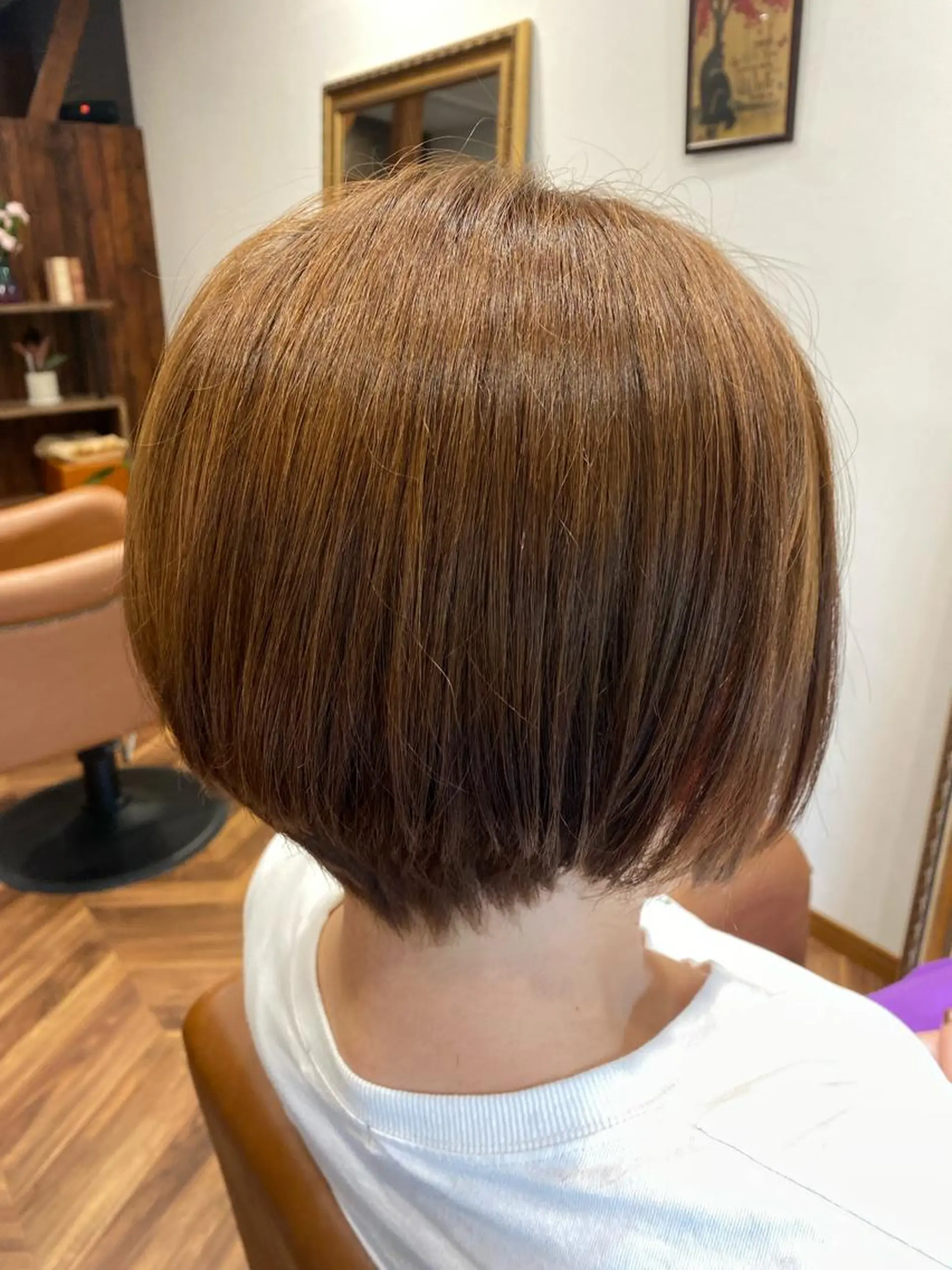 ショート カラー カット ヘアカラー トリートメント ヘッドスパ gatto  nero所属・【似合わせカット 】🦋岩崎 美保🐾のヘアスタイル