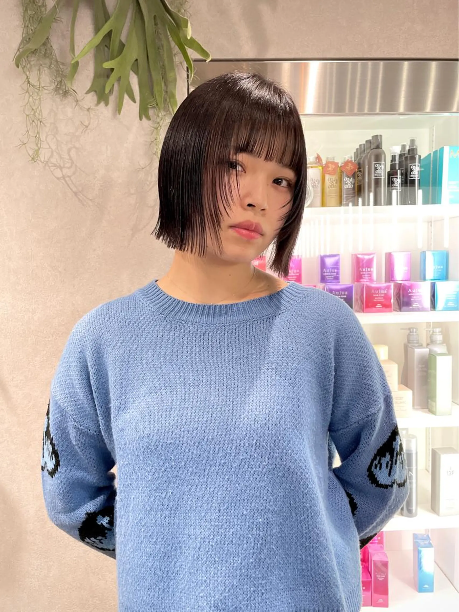 カラー スミレ /メンズ /コーンロウのヘアスタイル