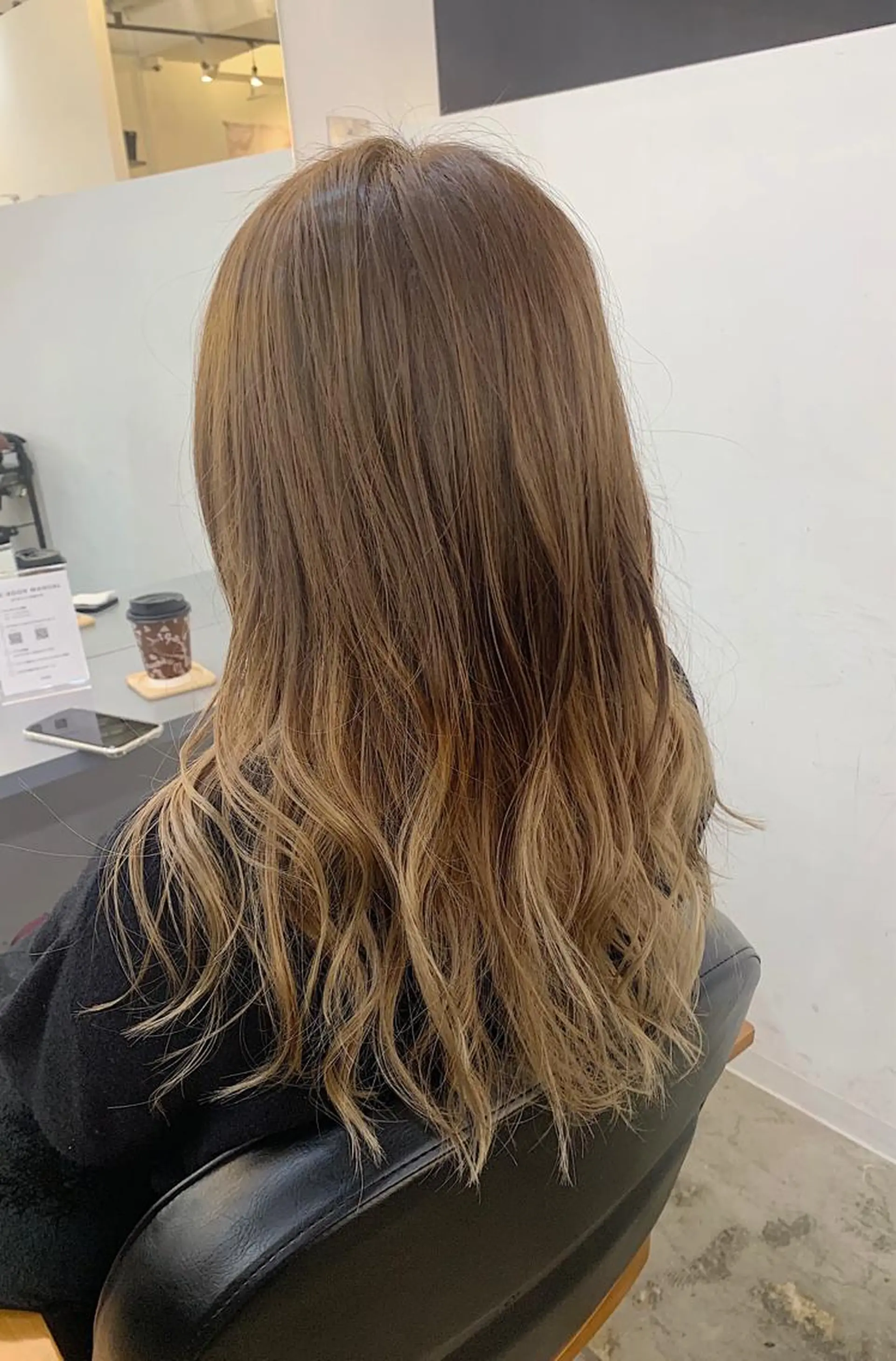 セミロング カラー 🌛ダブルカラー 🌜SAYAKAのヘアスタイル