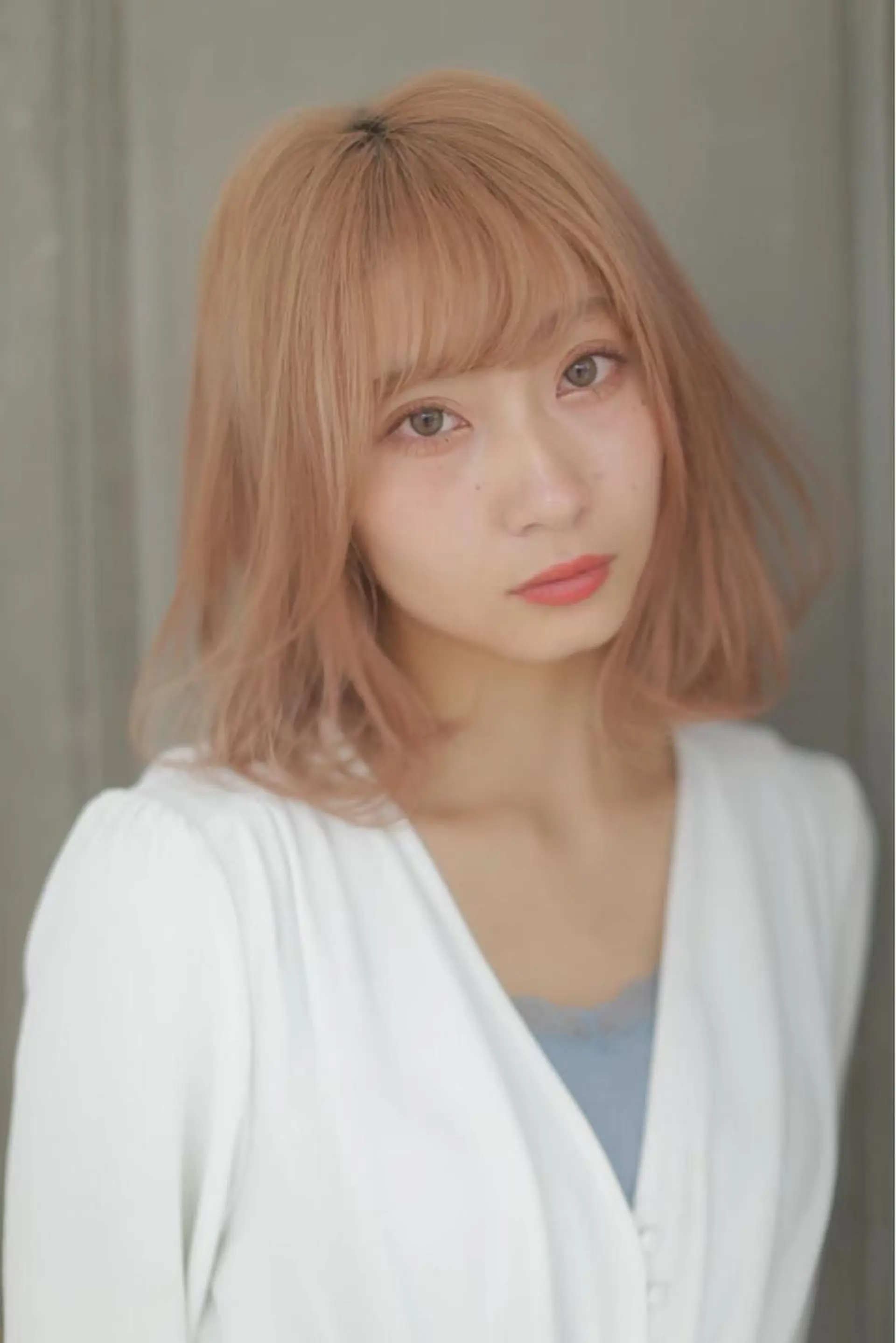 ミディアム 透明感カラー/大阪 Rieのヘアスタイル