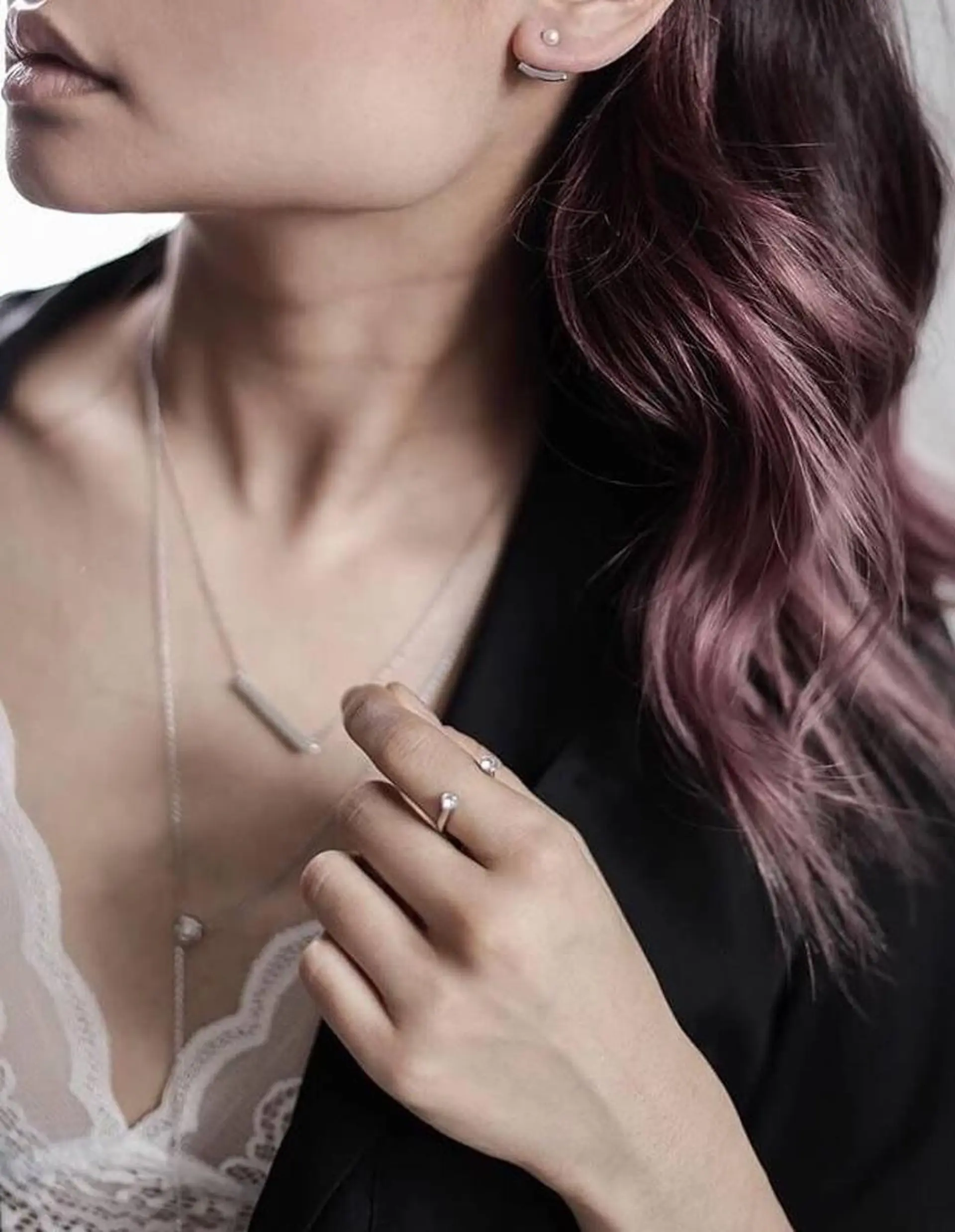 ロング カラー チビ編み込みエクステ シールEXどぅ〜すのヘアスタイル