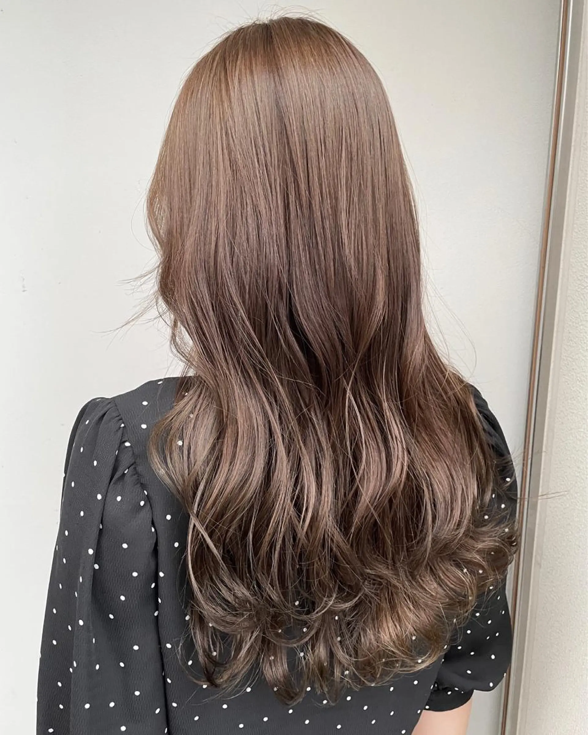 ロング カラー カット ヘアカラー トリートメント 女性に人気♪ はやしほのかのヘアスタイル