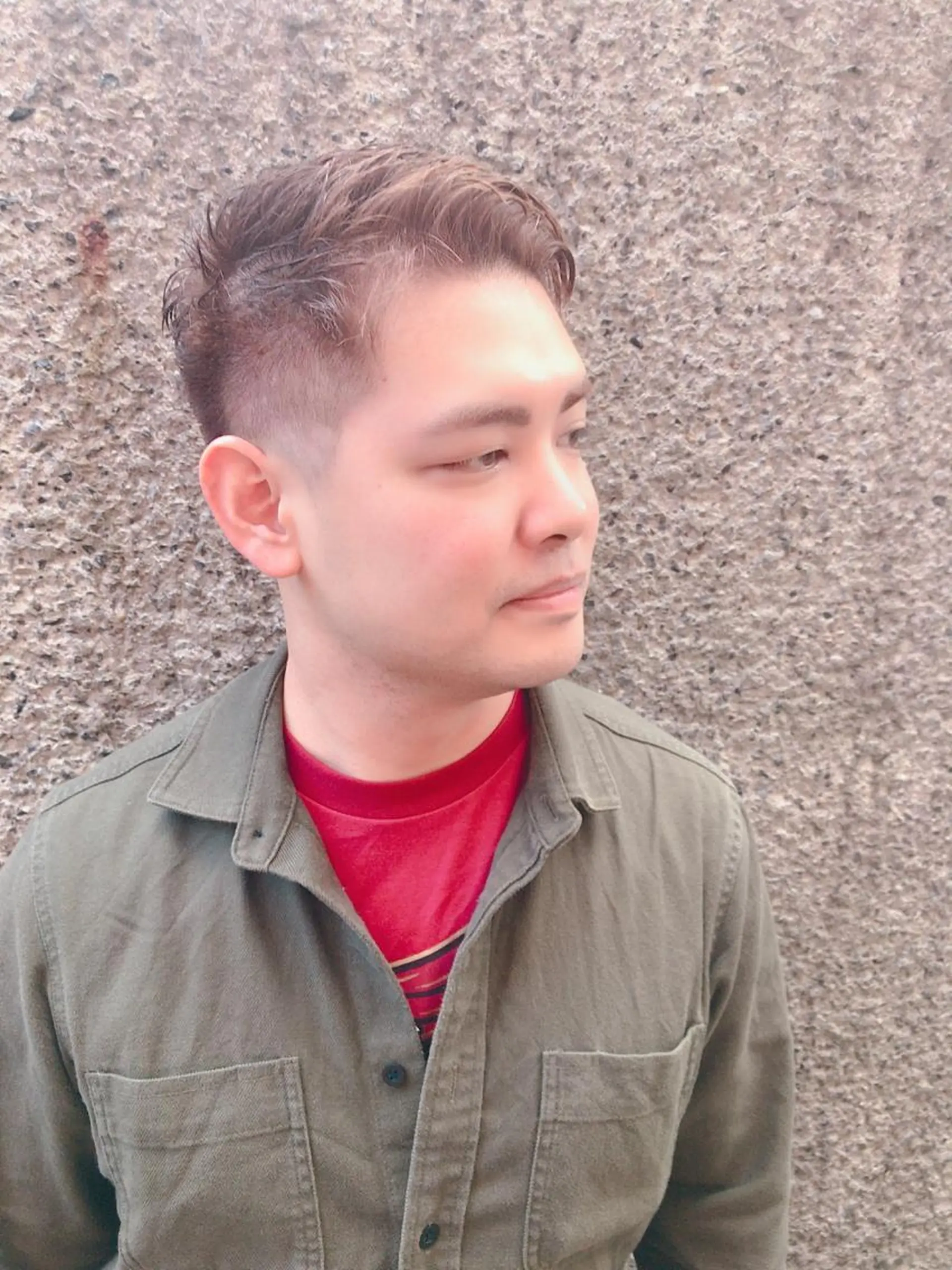 ショート カラー パーマ ヘアアレンジ メンズ 刈り上げ カット ヘアカラー CHIC share salon所属・ちこ .のヘアスタイル