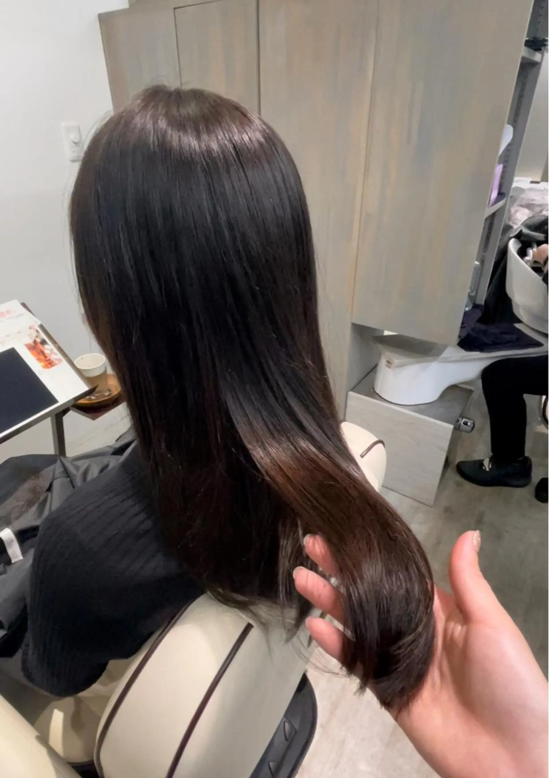 ロング カット ヘアカラー トリートメント 🫧MITO カイレアサロン🫧のヘアスタイル