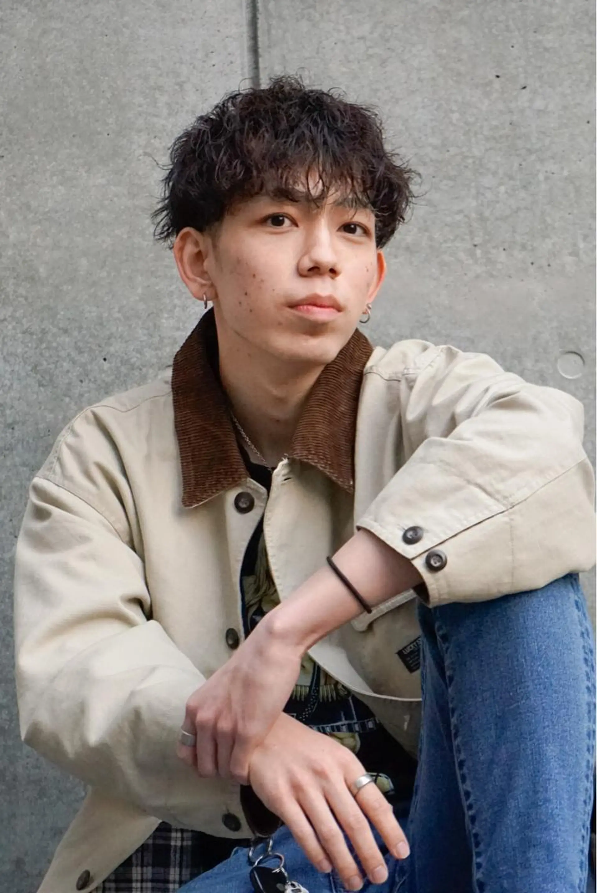 パーマ メンズ カット ヘアカラー 🔹YUTA🔹 メンズパーマのヘアスタイル