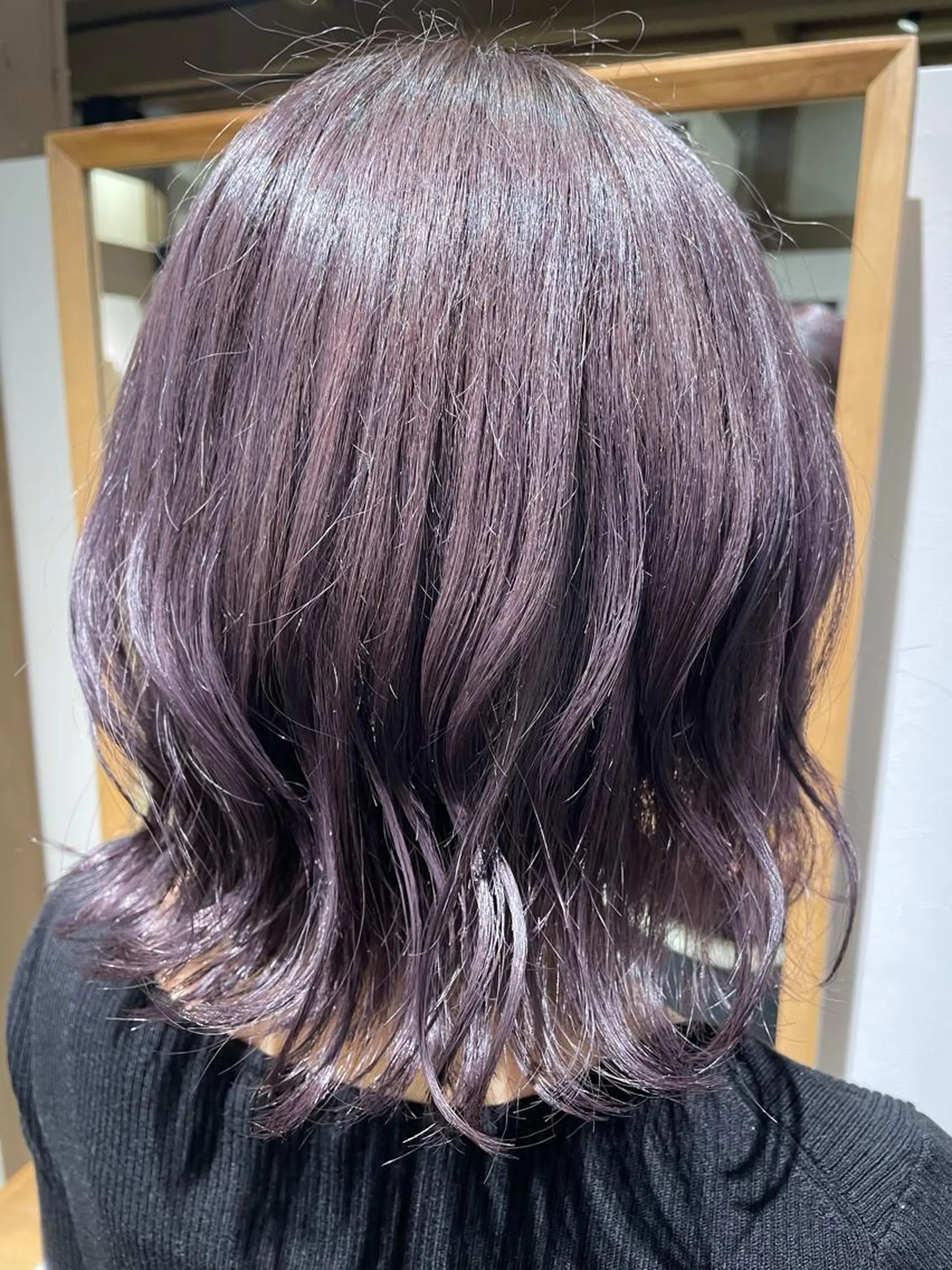 ミディアム ヘアカラー 木村 真知子のヘアスタイル