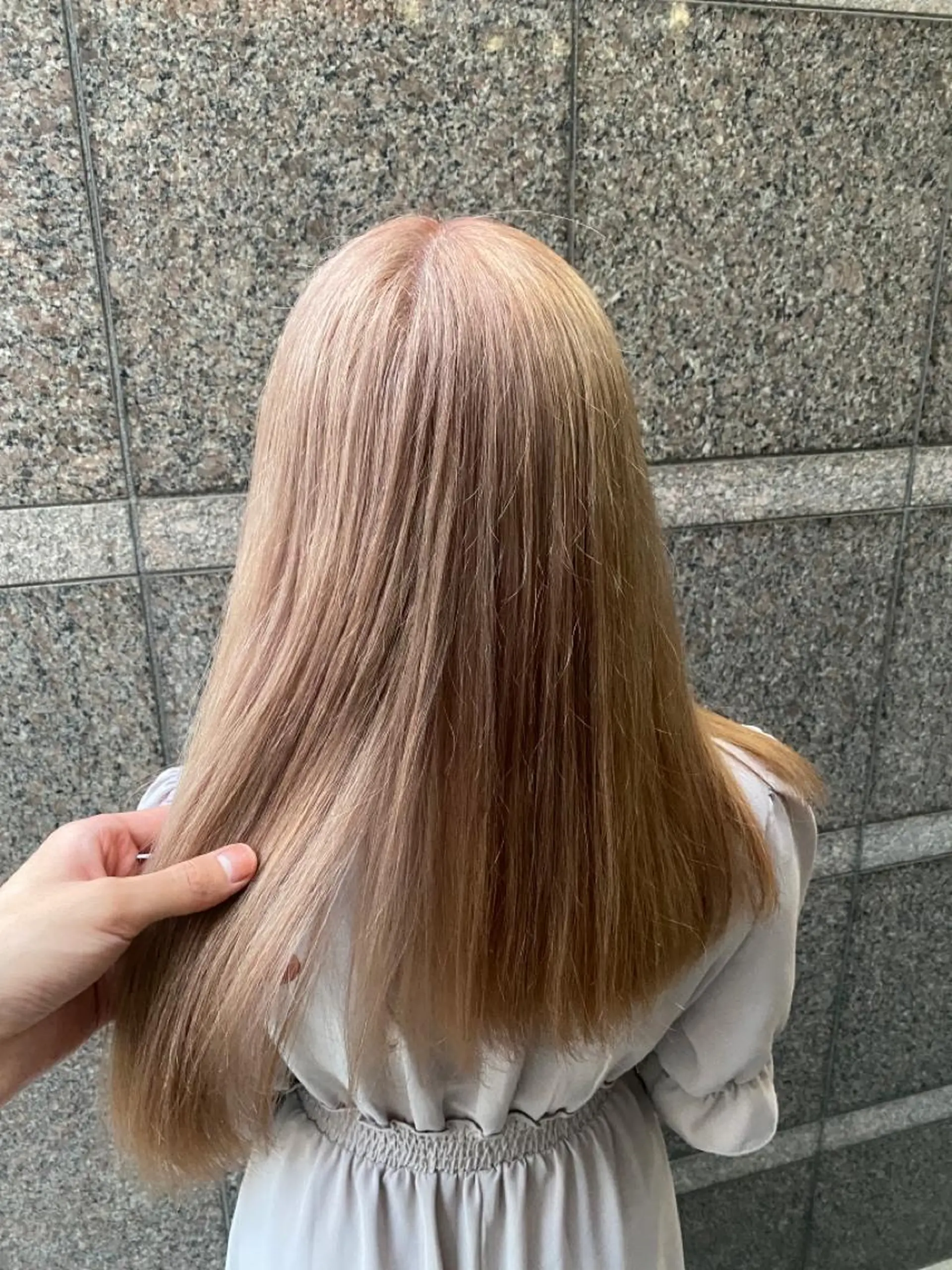 セミロング カラー カット ヘアカラー 美髪改善・ブリーチ tadasuke⭐️のヘアスタイル