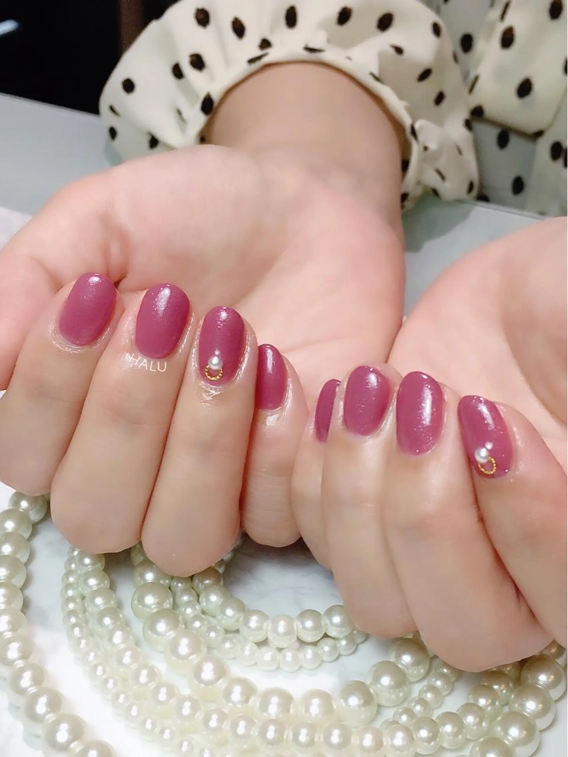 ネイル ショートネイル HALU ハルのネイルデザイン