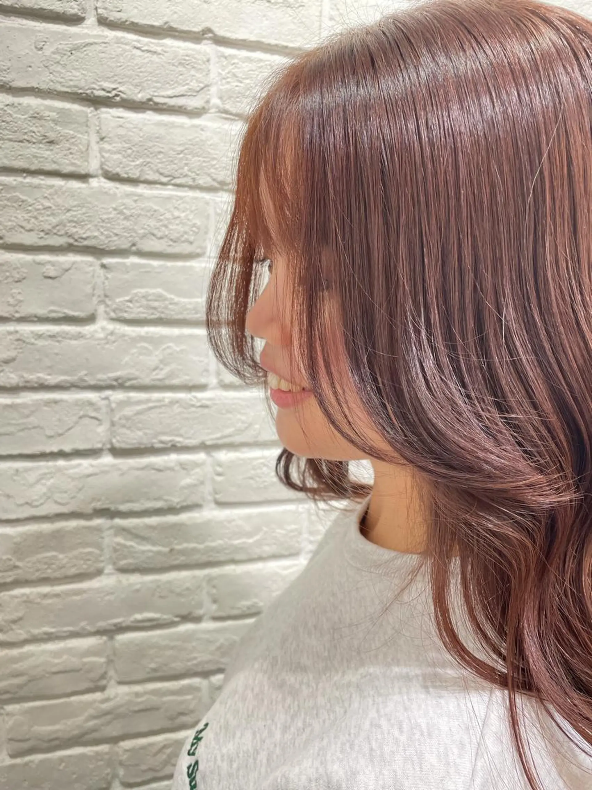 セミロング カラー パーマ ヘアアレンジ メンズ キッズ ネイル マツエク・マツパ アイブロウ belta.🌱 安藝夏花🌻のヘアスタイル