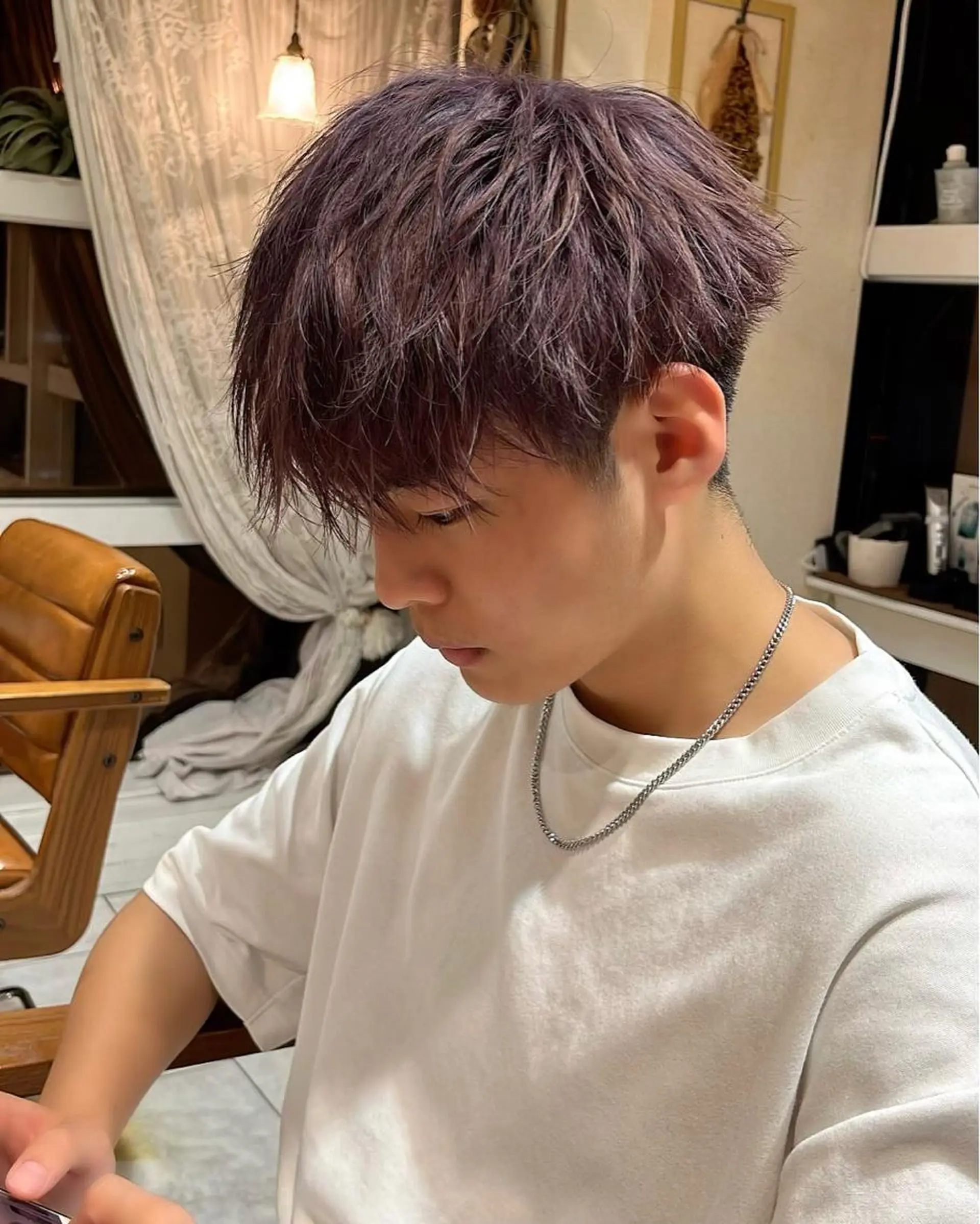 カラー 清水 菜花のヘアスタイル