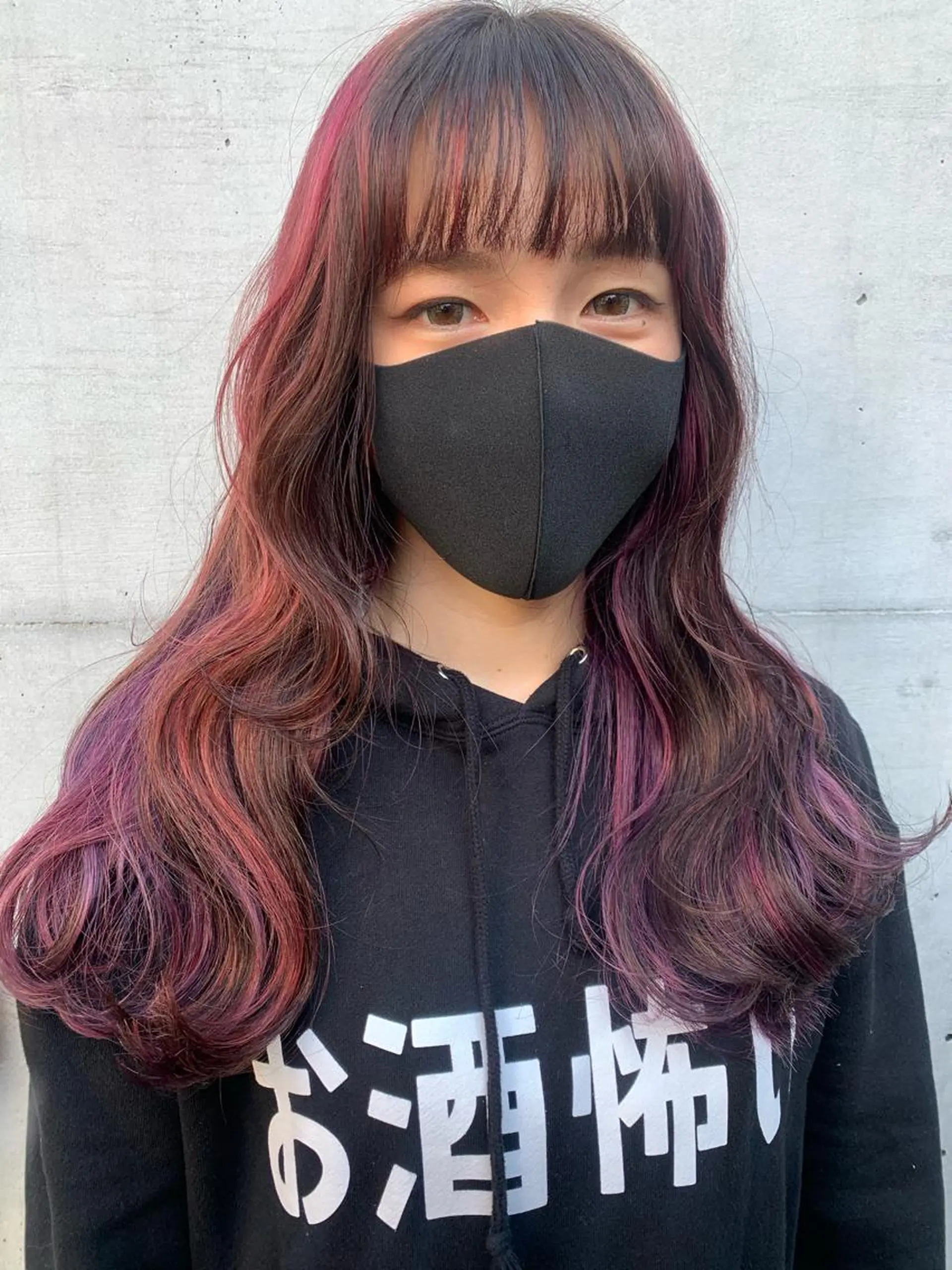 カラー ラベンダー/レイヤー スタイル🤎mamiのヘアスタイル