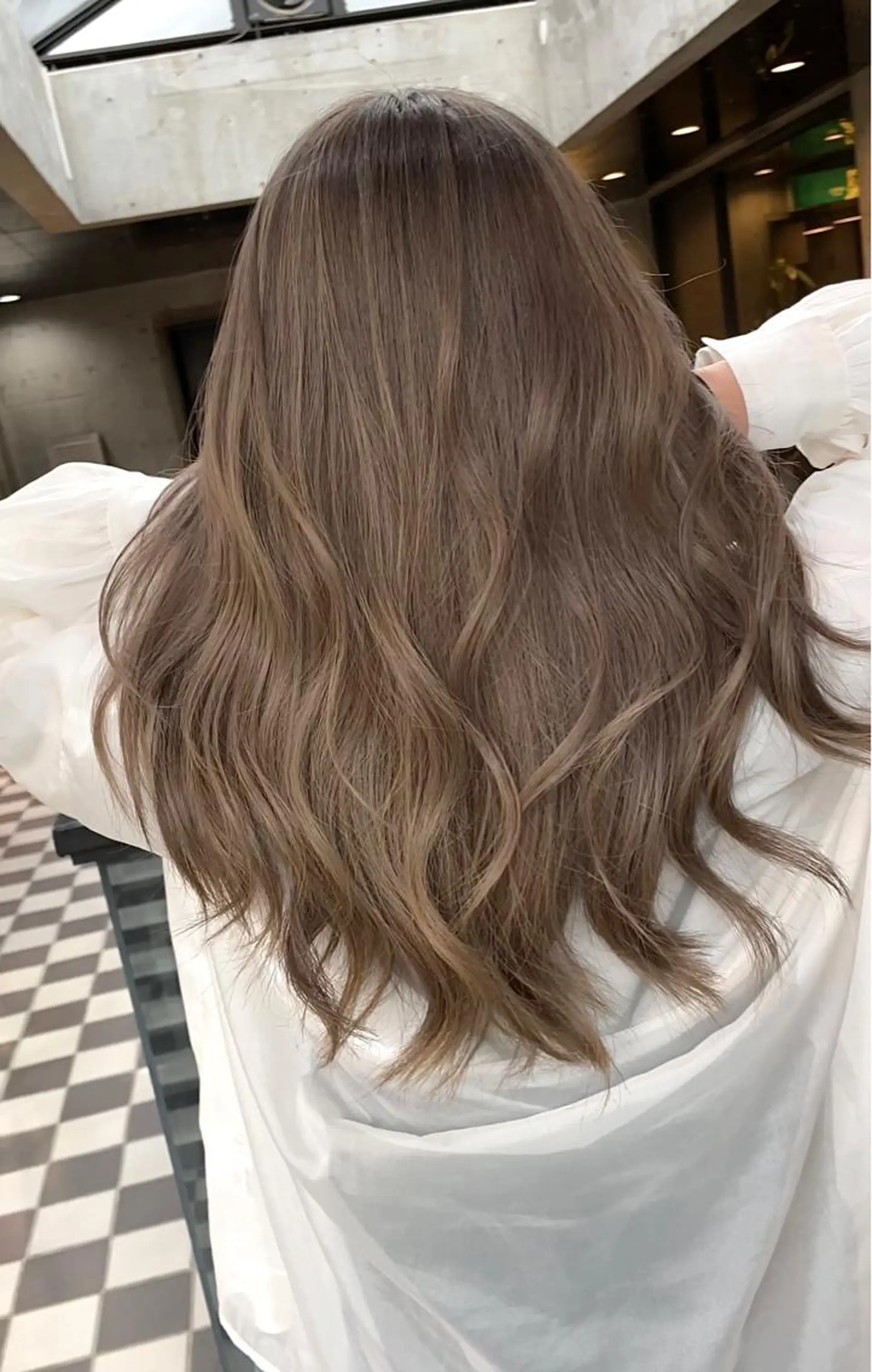 ロング カラー ヘアカラー LUSTRE クロサワのヘアスタイル