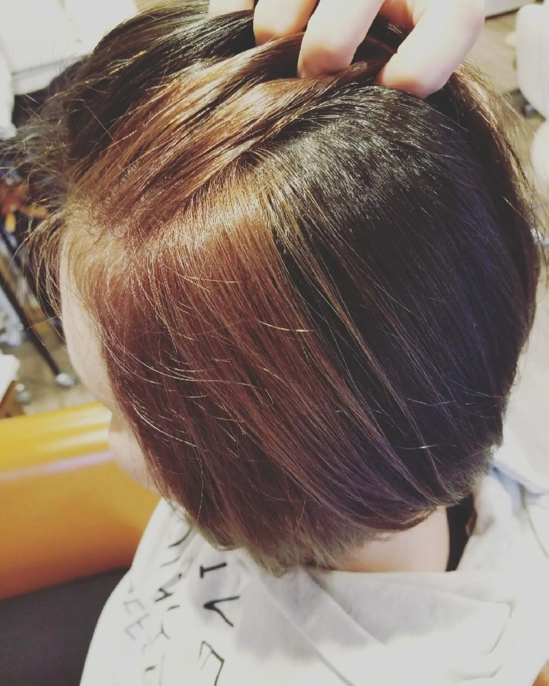 ショート カラー ショートボブ アディクシーカラー ブリーチ ツートーンカラー ボブ spa hair  ark 富井直美のヘアスタイル