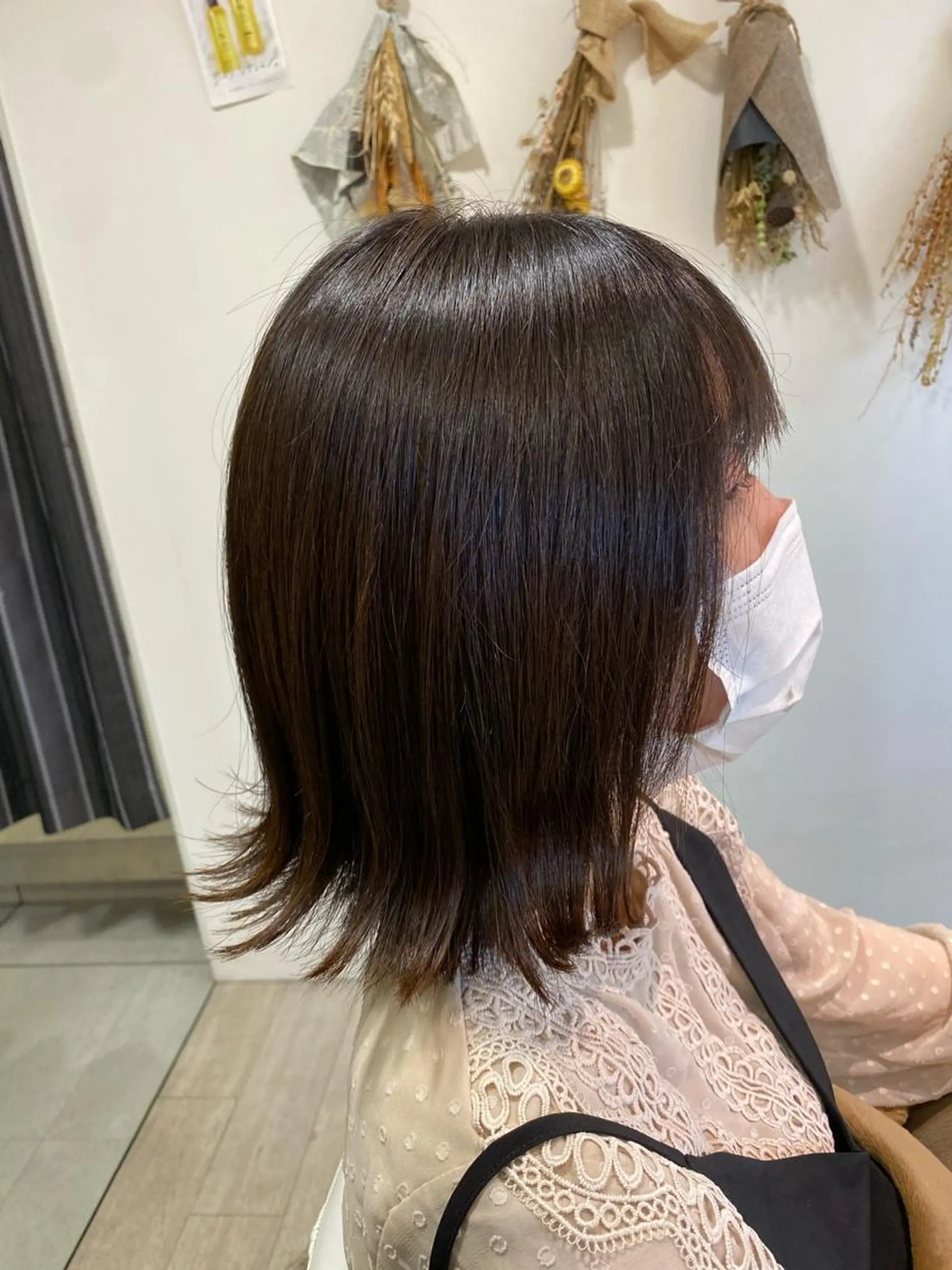 ミディアム 柳澤 和也のヘアスタイル