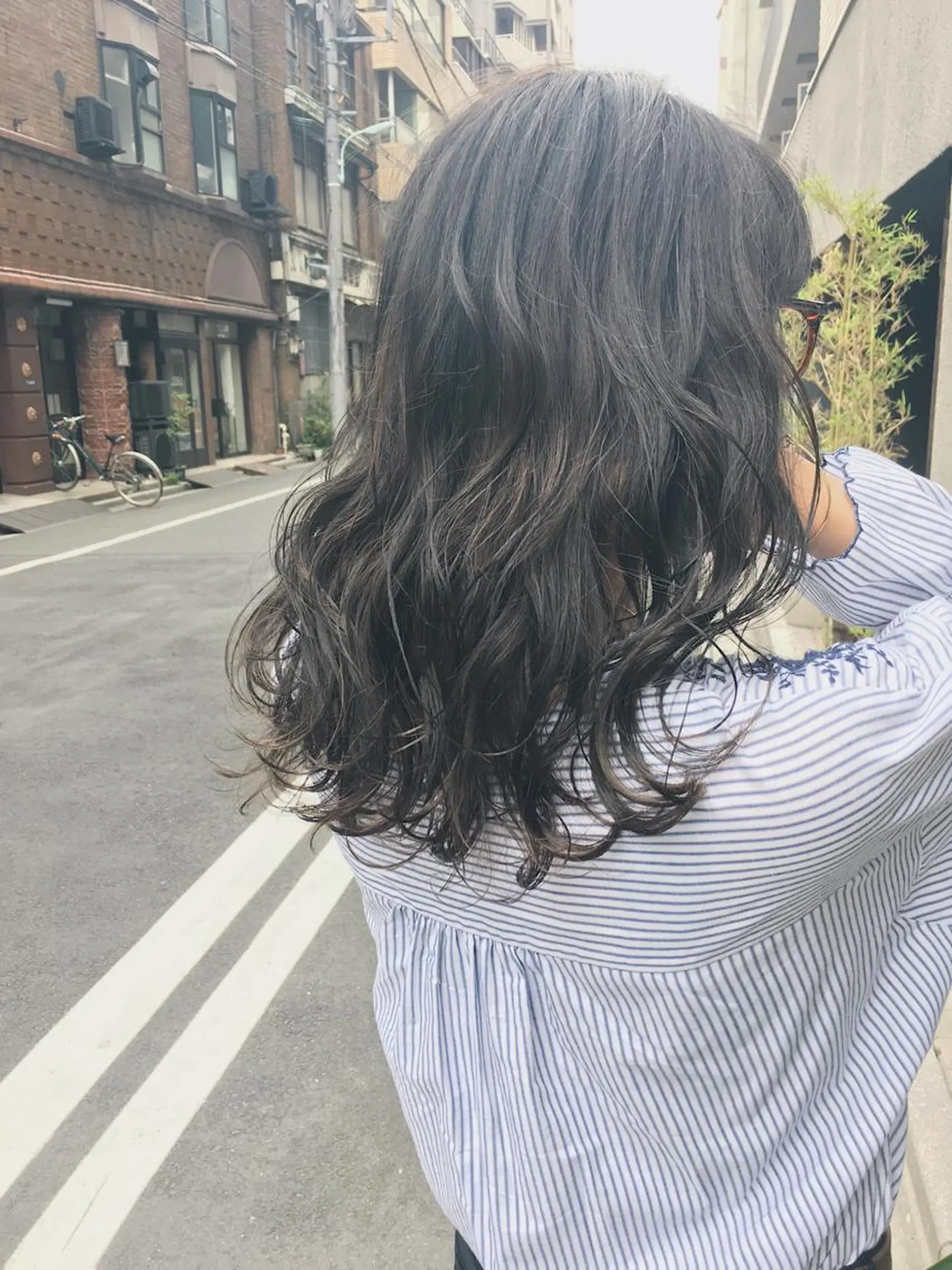 ミディアム カラー アッシュ tender所属・tender hair salonのヘアスタイル