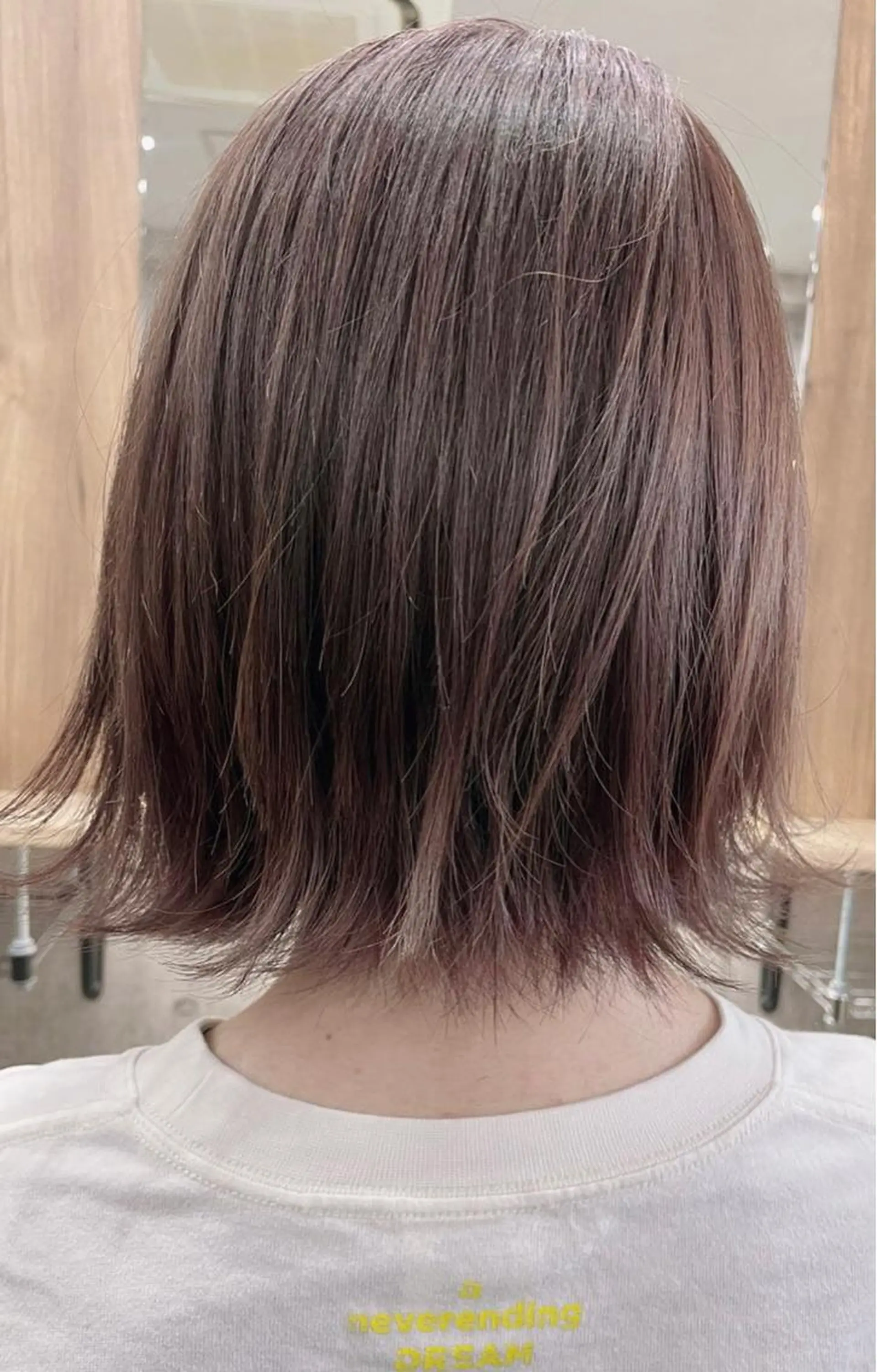 ミディアム カラー バレイヤージュ ベージュカラー ブリーチ ダブルカラー グラデーションカラー カット ヘアカラー memento 斎藤大覚のヘアスタイル