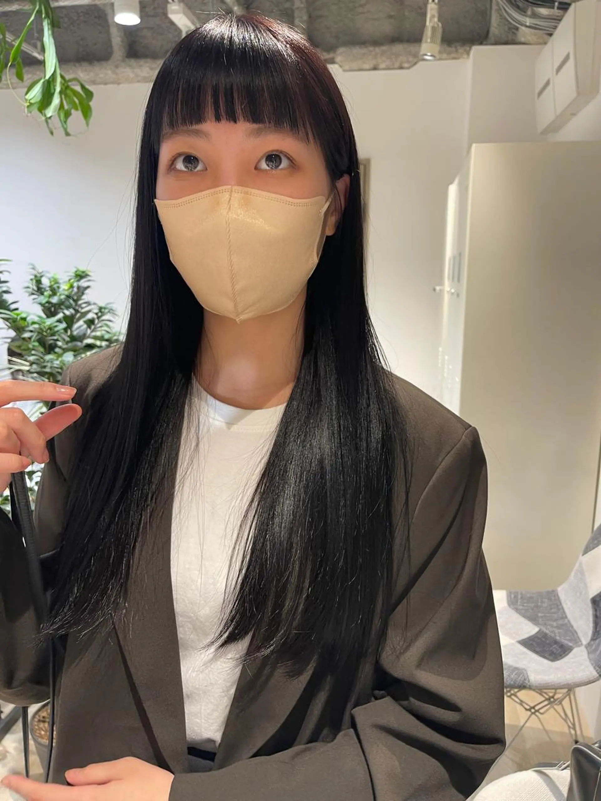 ロング カラー パーマ ナチュラル大人っぽい スタイル　MAORIのヘアスタイル