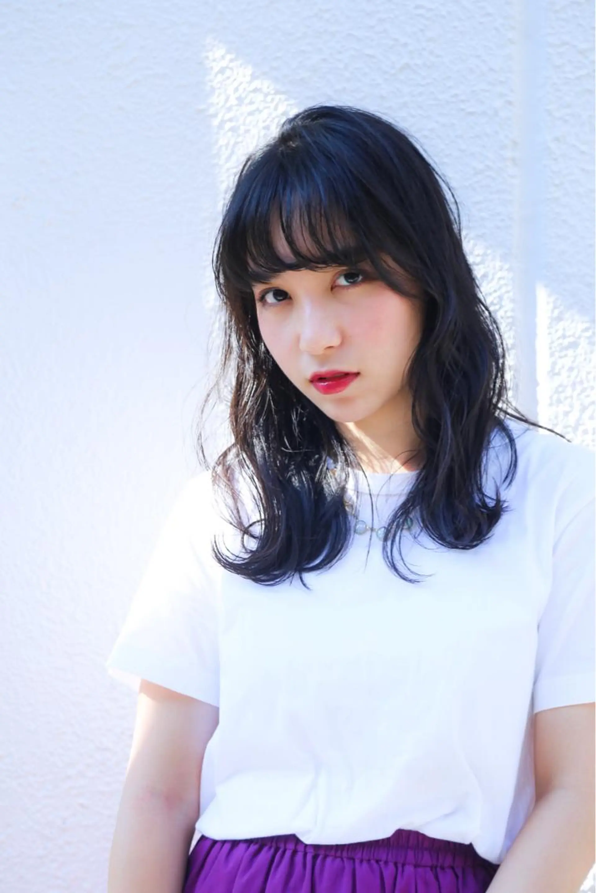 セミロング カット 縮毛矯正 トリートメント オーストヘアージジ所属・TAI透明カラー 柔らかい縮毛矯正のヘアスタイル