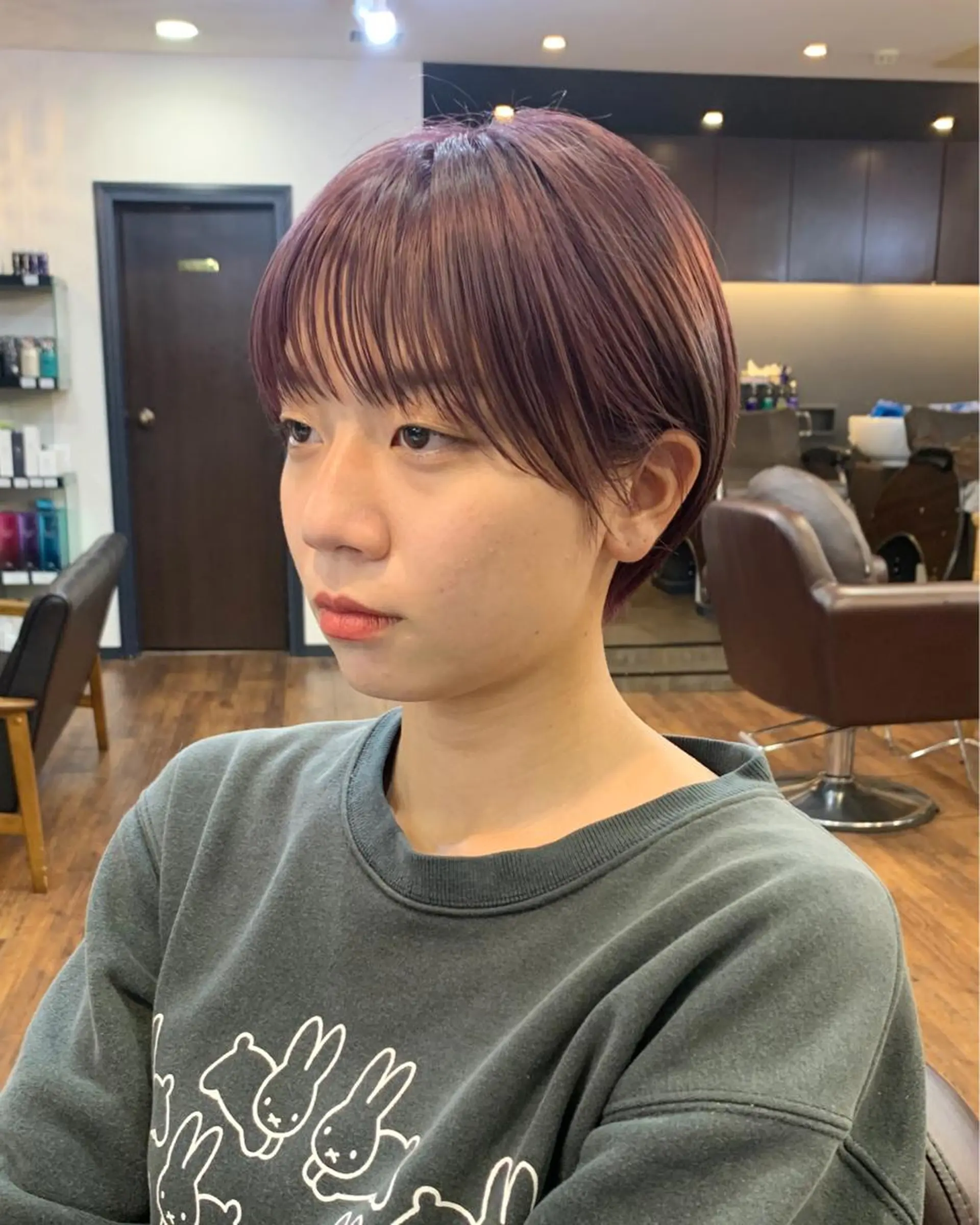 ショート 縮毛矯正/ショート/ レイヤー/畑中正敏のヘアスタイル