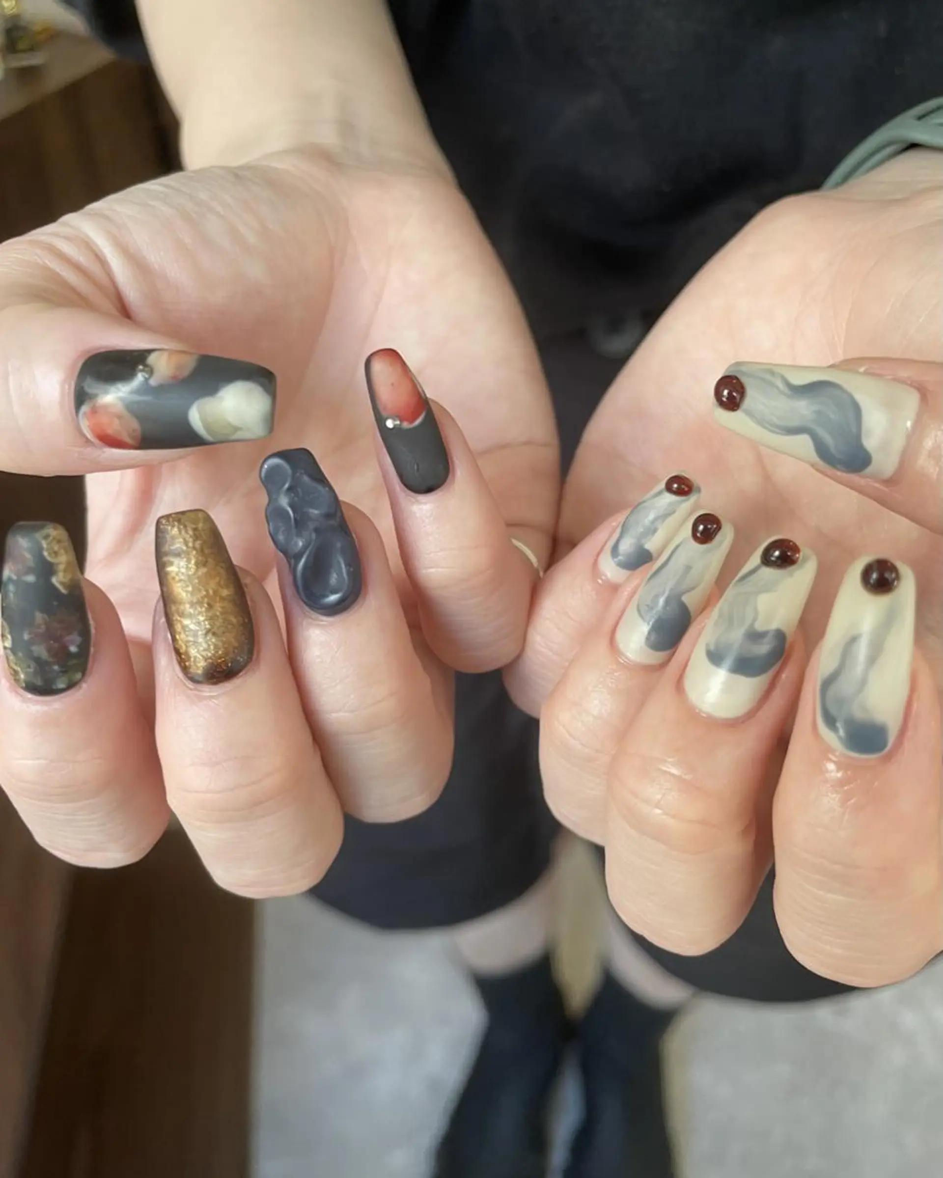 ショート ハンドネイル ネイルサロン Noëlのネイルデザイン