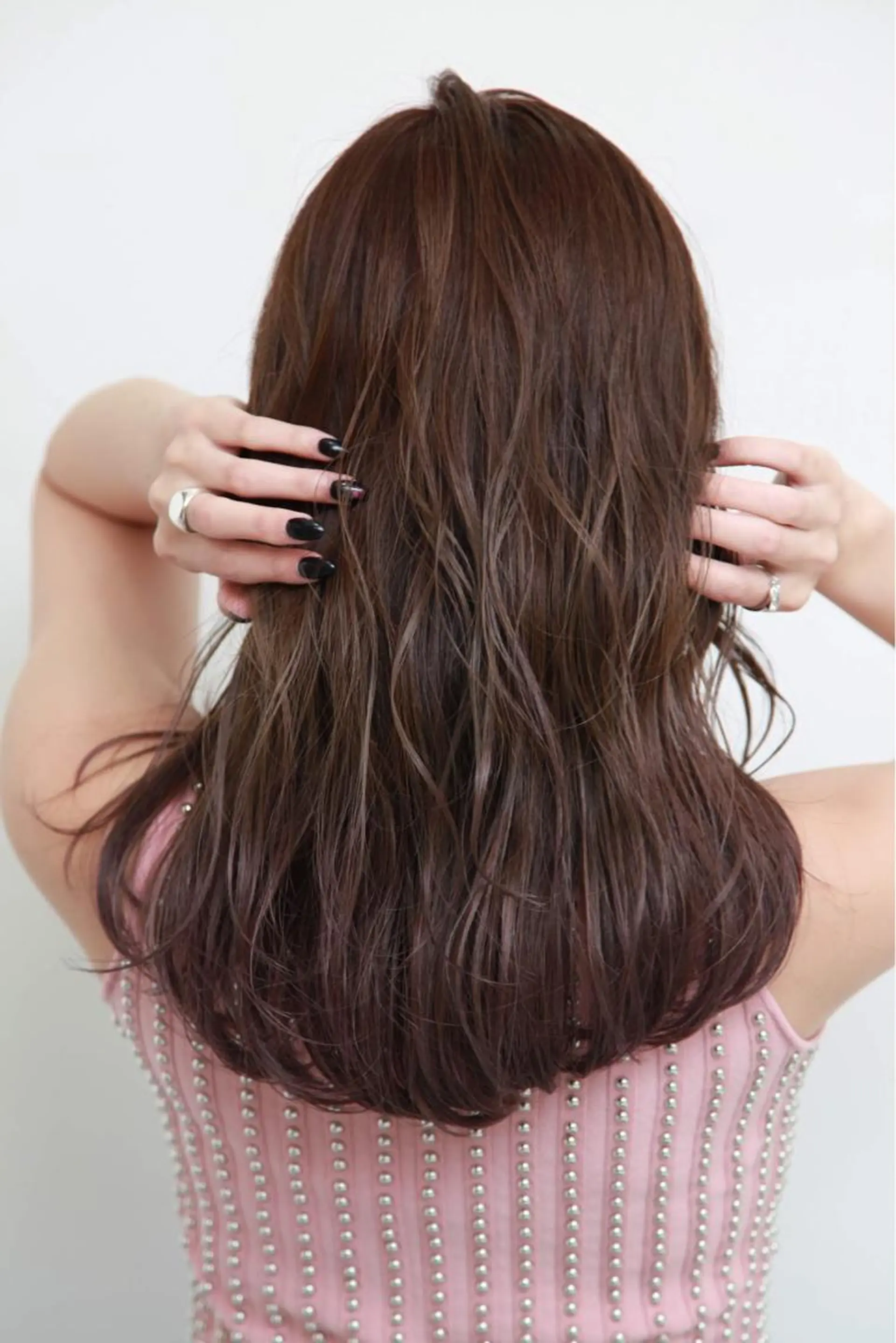 セミロング カラー パーマ セミロングパーマ デジタルパーマ 縮毛矯正 トリートメント 髪質改善/縮毛矯正 /ブリーチ矯正/岡部のヘアスタイル