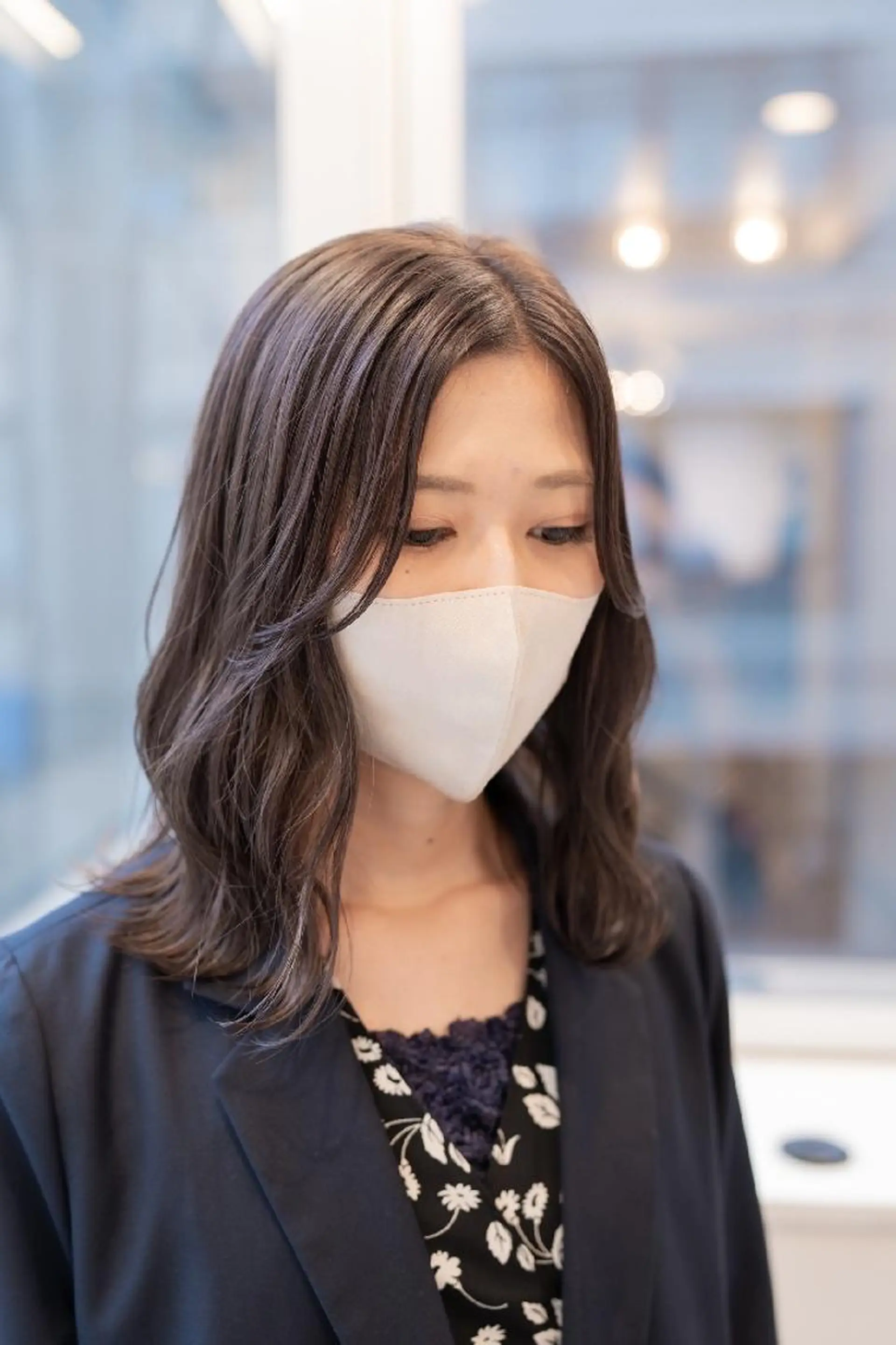 セミロング カラー Lazo所属・Lazo/ 原弥和子のヘアスタイル