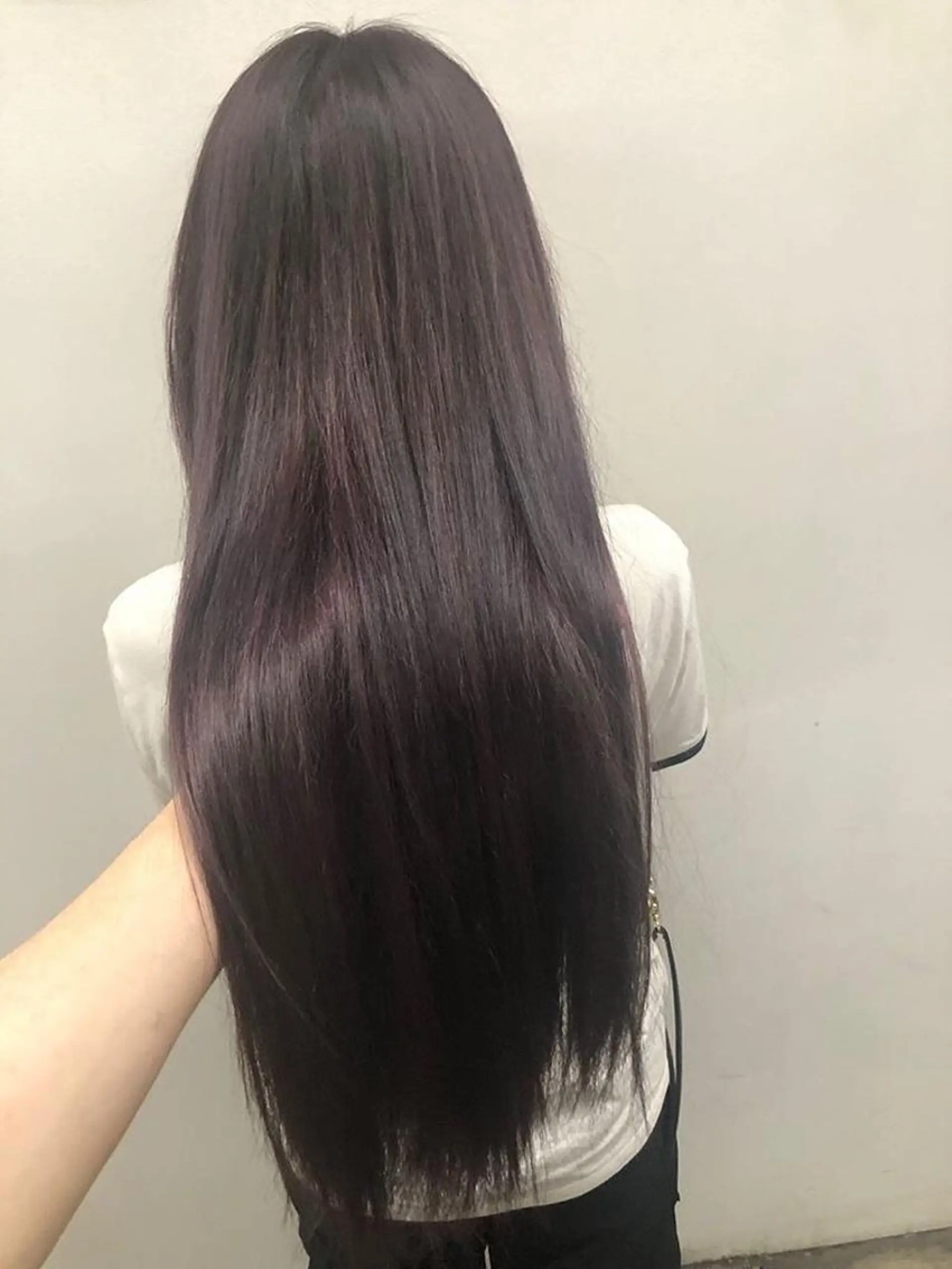 ロング カラー ラベンダーカラー ラベンダーグレー シェアサロン　シエナ所属・東條 克義のヘアスタイル