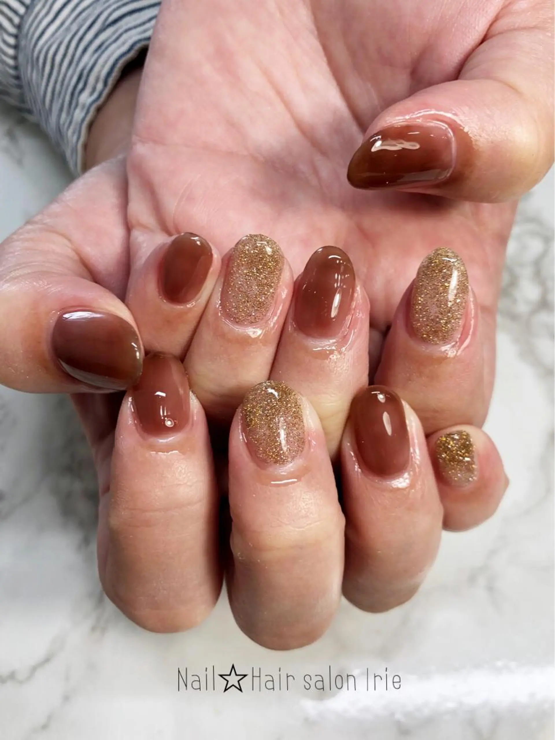 ネイル ハンドネイル ハンドケア Hair salon Irie所属・與儀 知佳のネイルデザイン